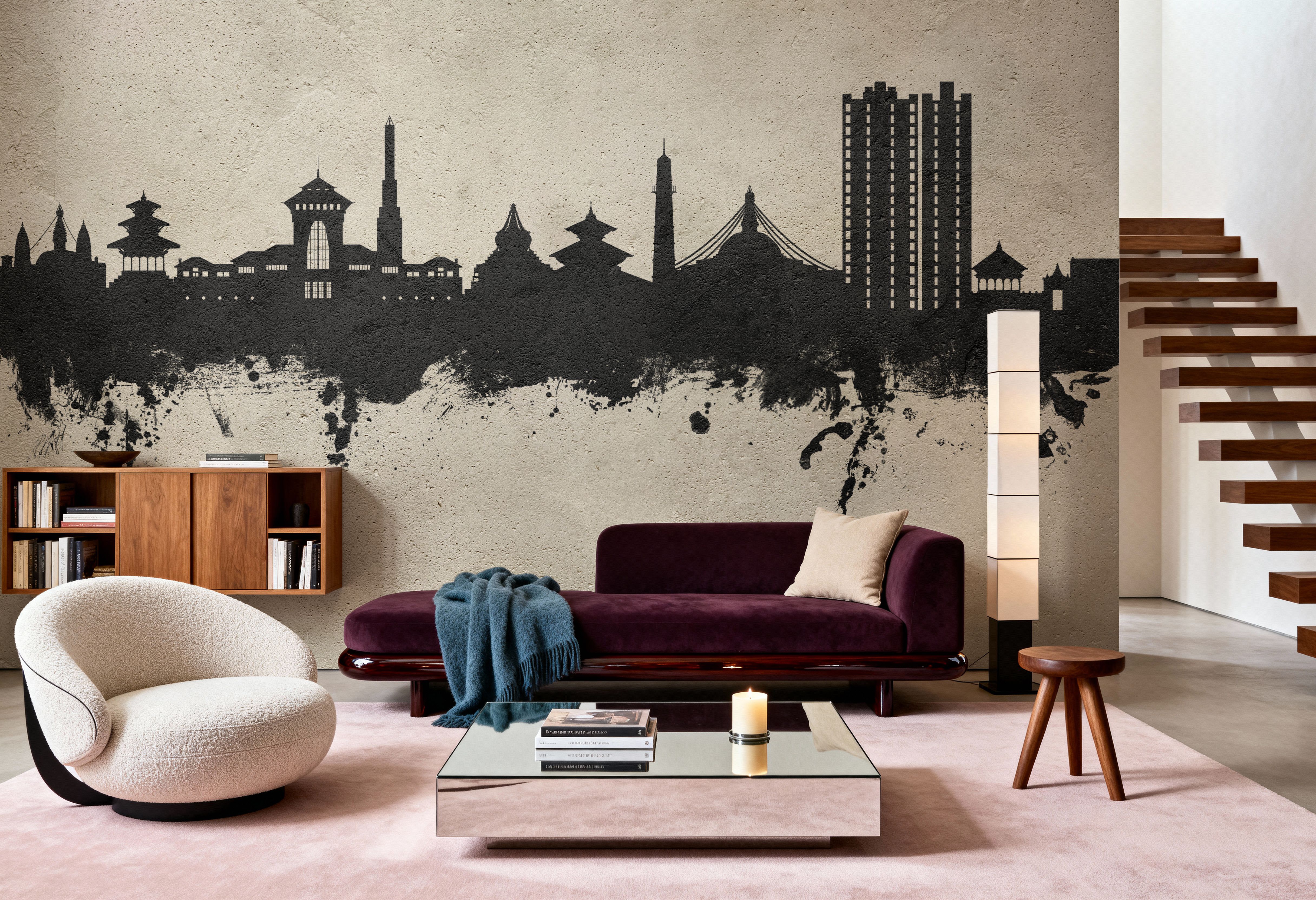 Kathmandu Nepal Skyline Concrete