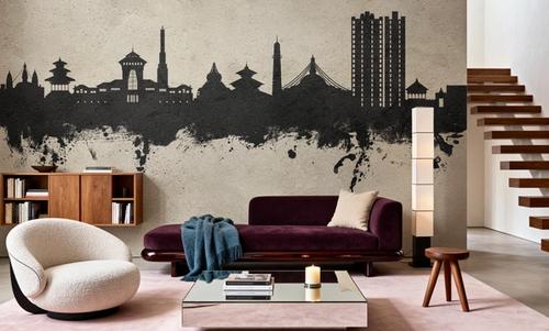 Kathmandu Nepal Skyline Concrete