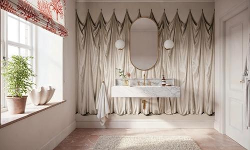 Medici Drapes, Cream