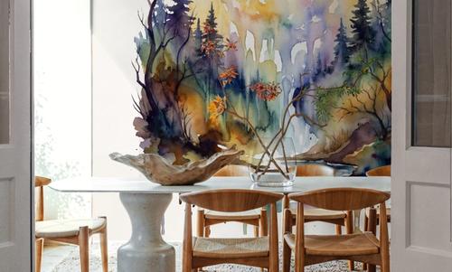 Forest Grove - Watercolor Landscape Series