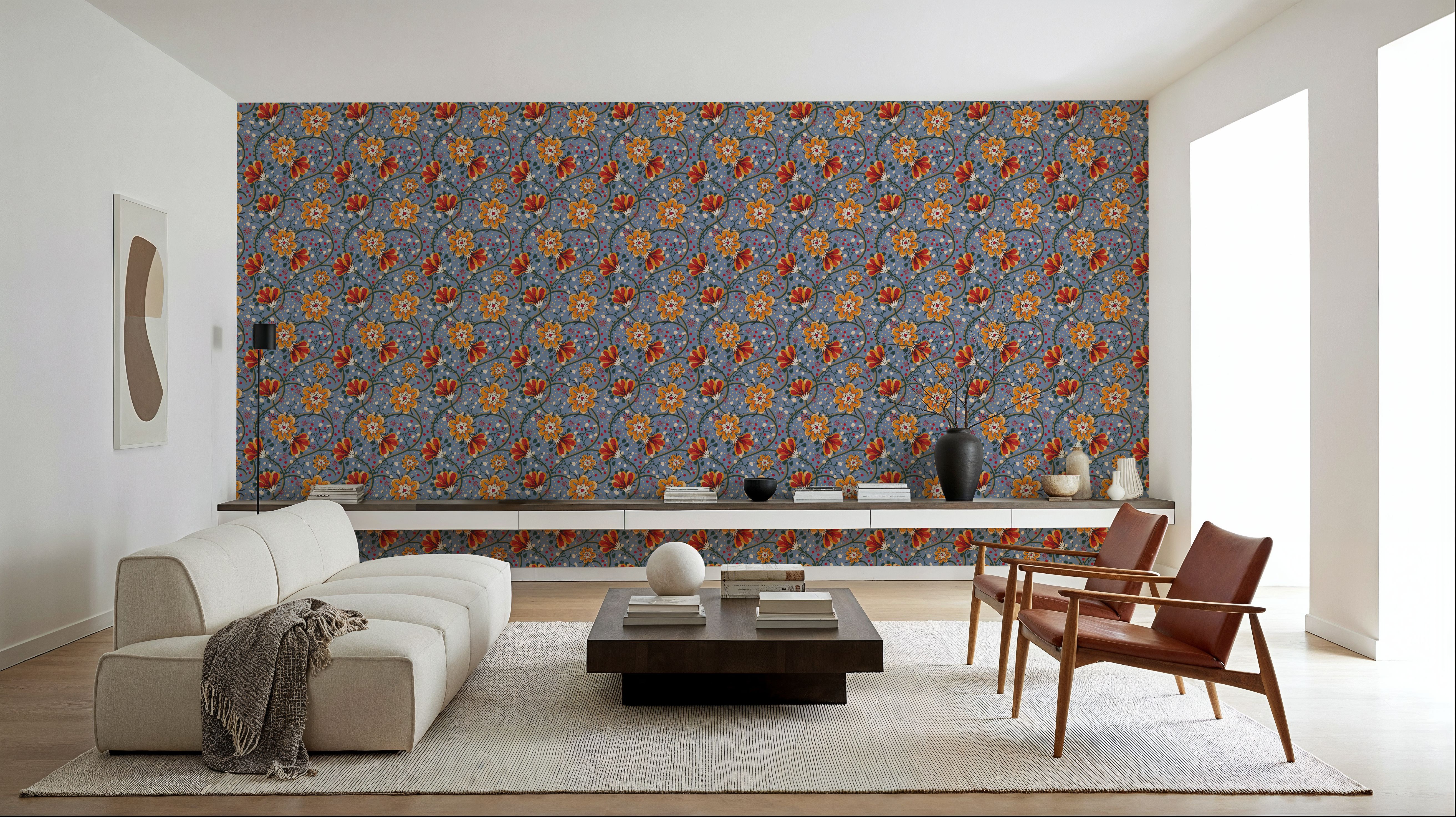 Bohemian Vines, Blue