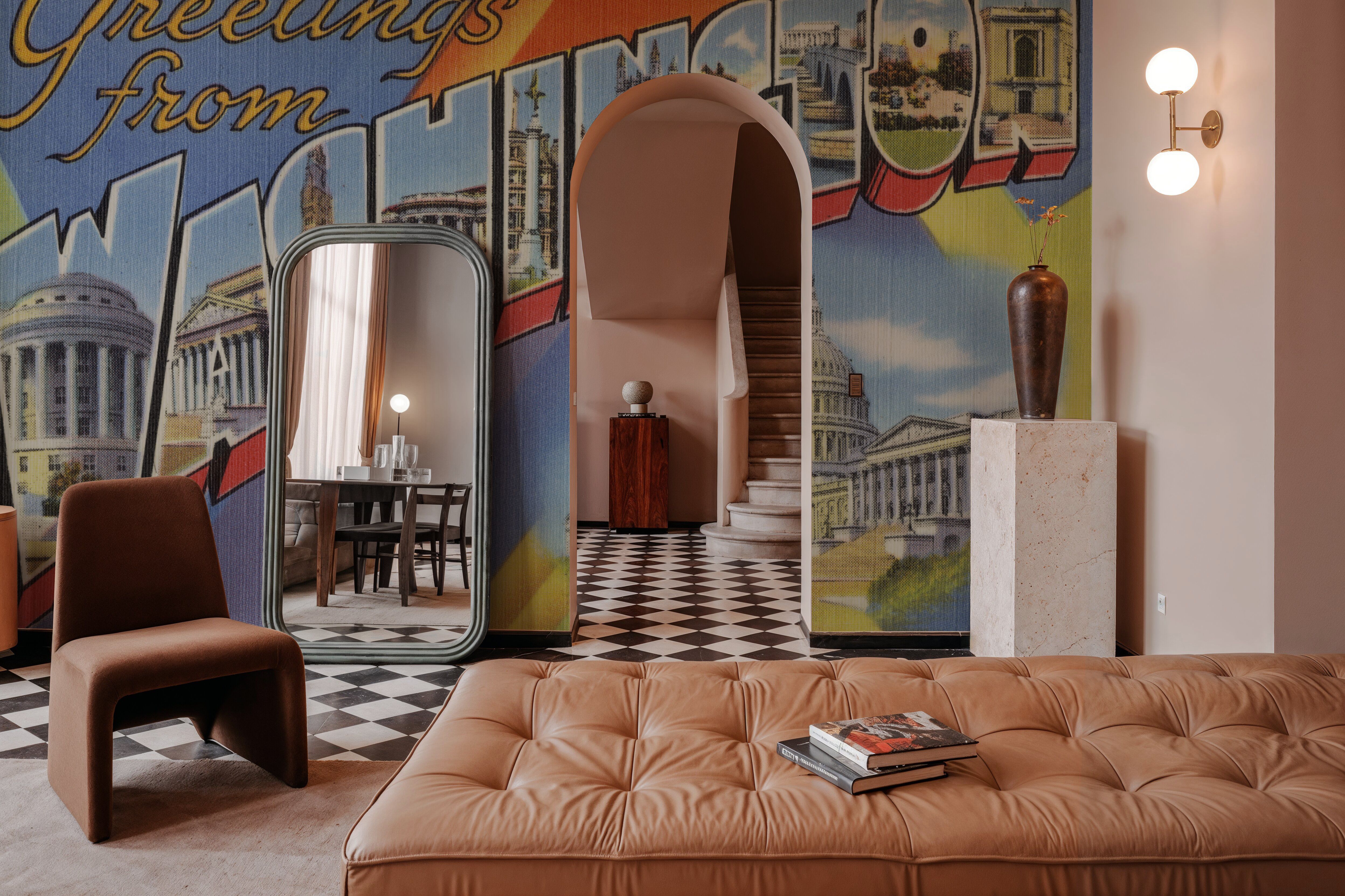 Greetings from Washington - Screenprint Postcard