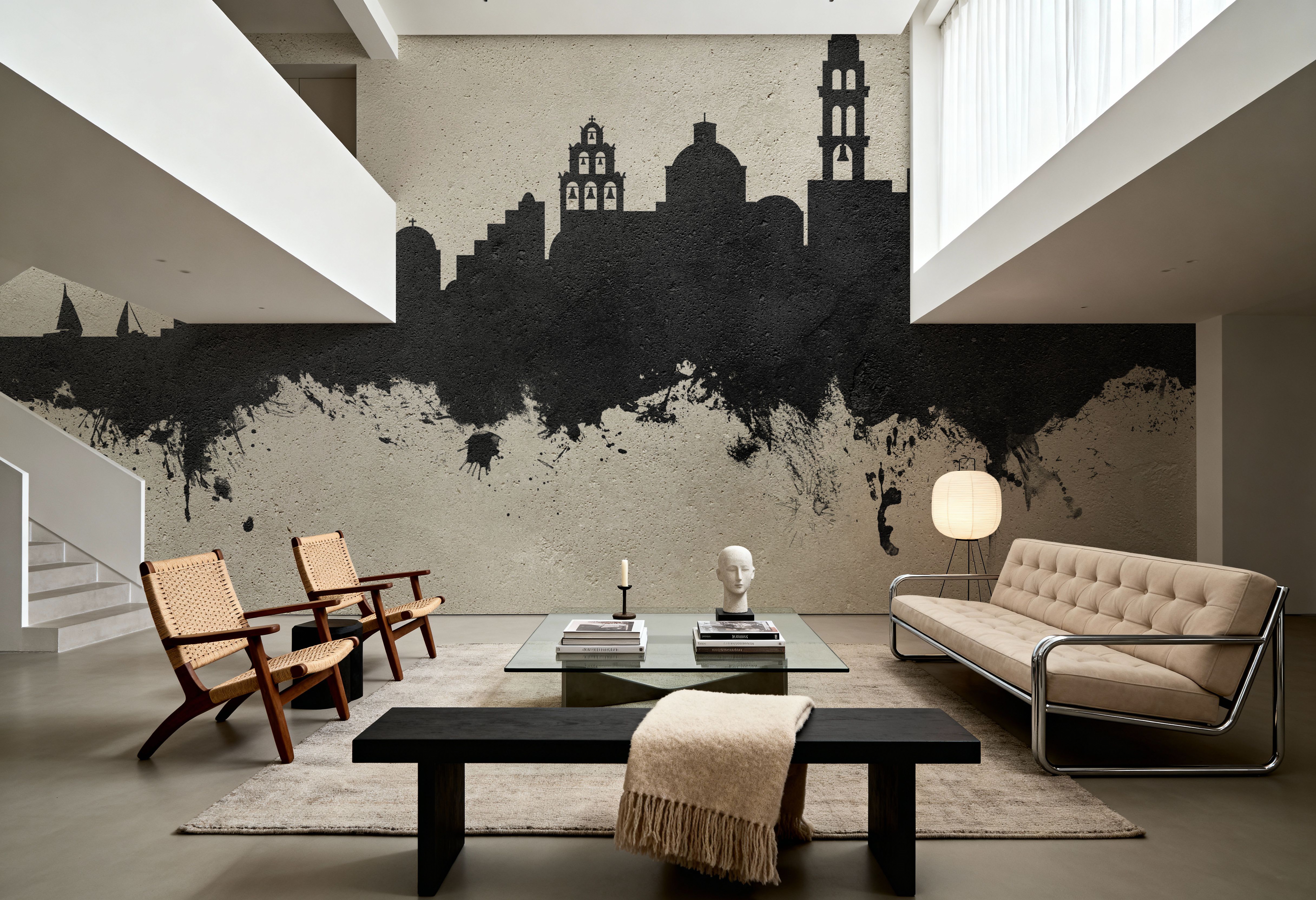 Santorini Skyline Concrete