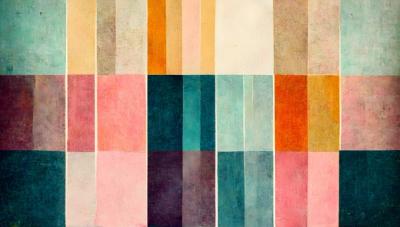 Carta da parati per il mid-century modern: scegli forme, colori e scala