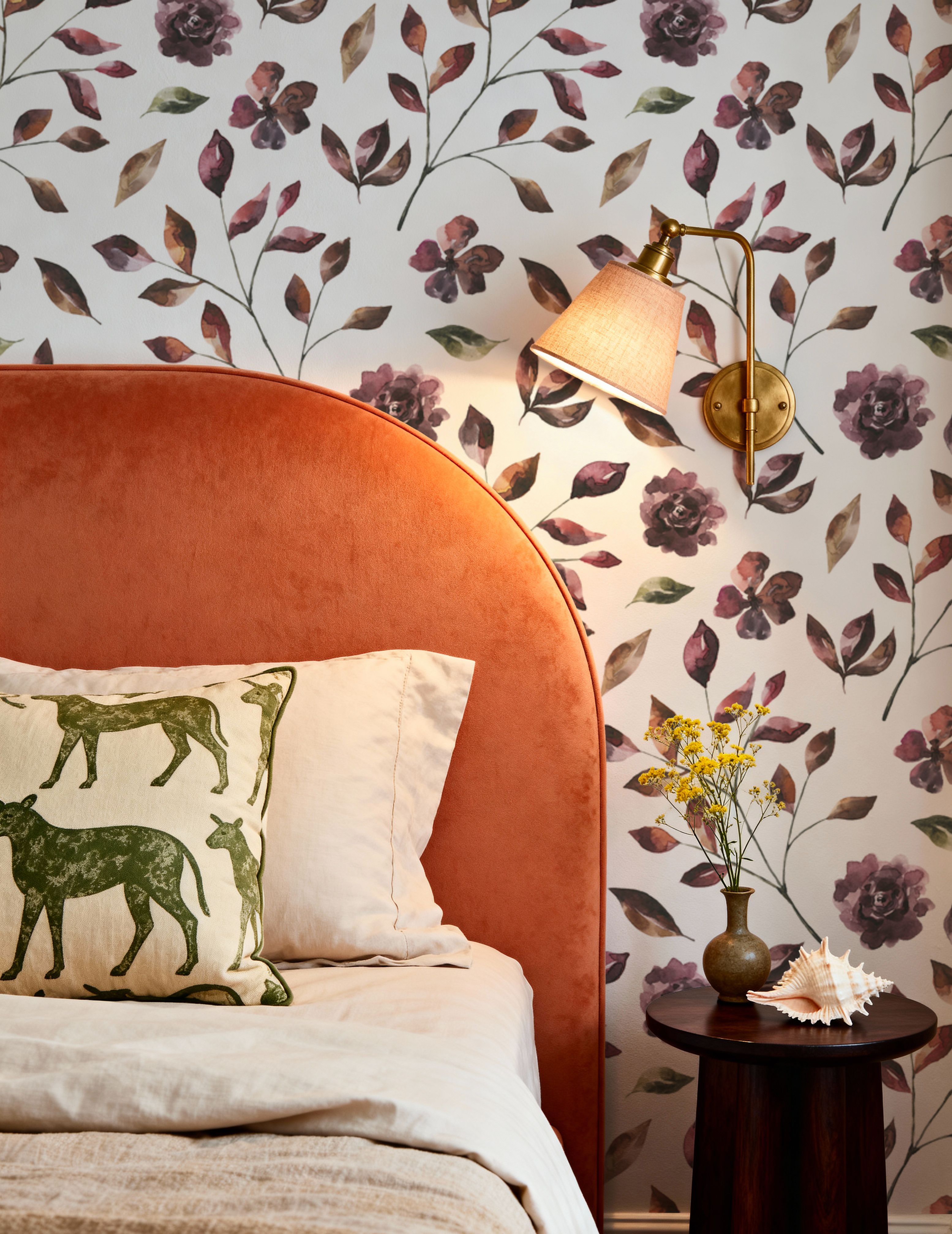 Orange And Purple Garden