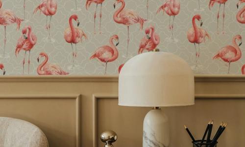 Flamingo Goals Gray