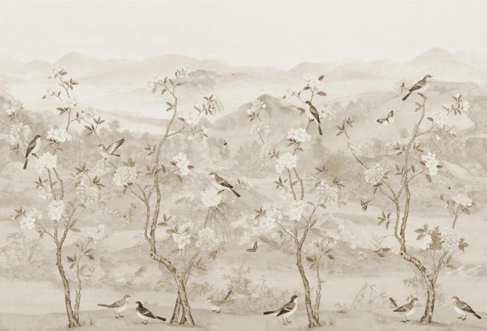 Peony Tree Landscape, Sand