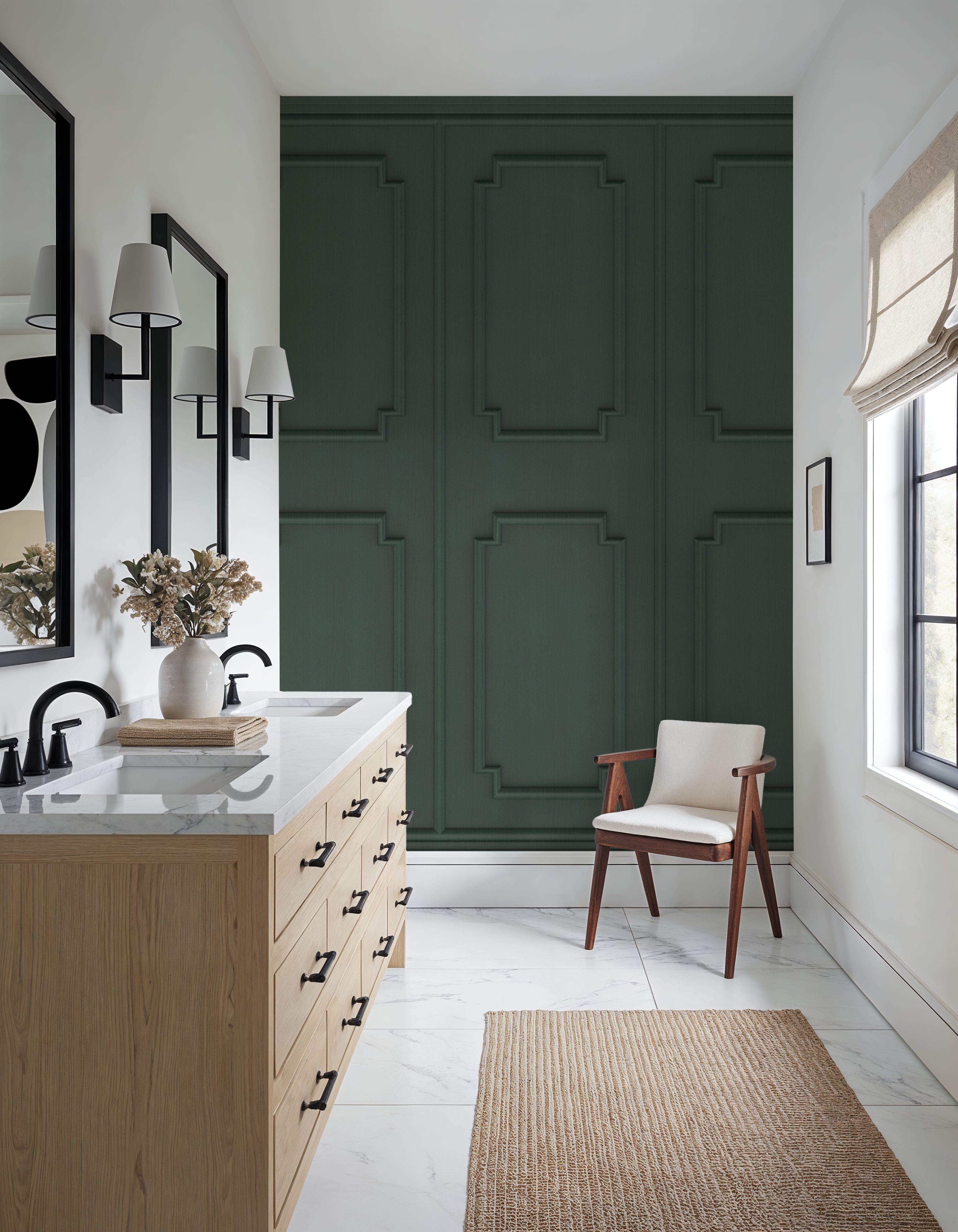 Faux Wall Panel Moulding, Pine