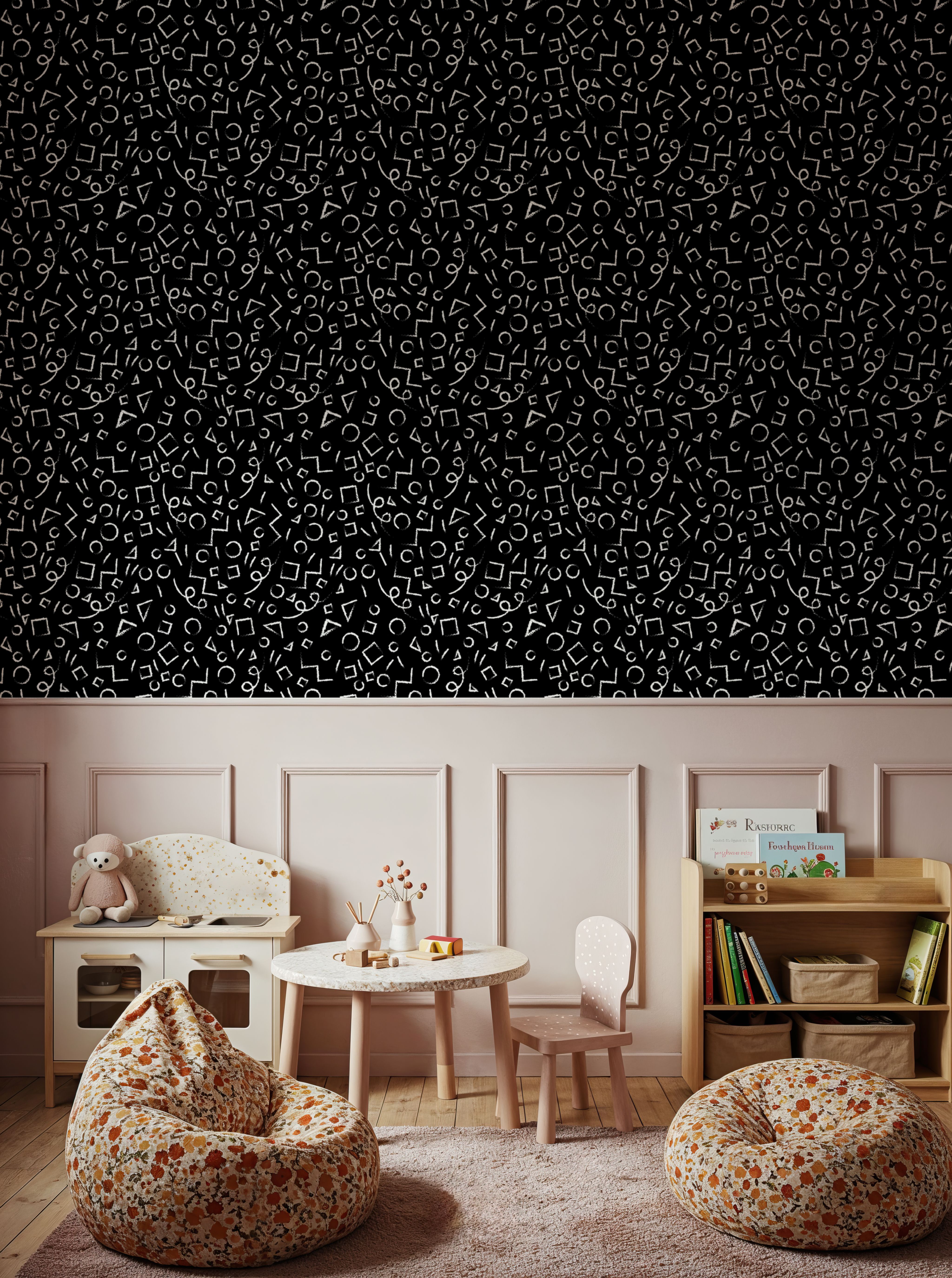 90's Confetti, Black