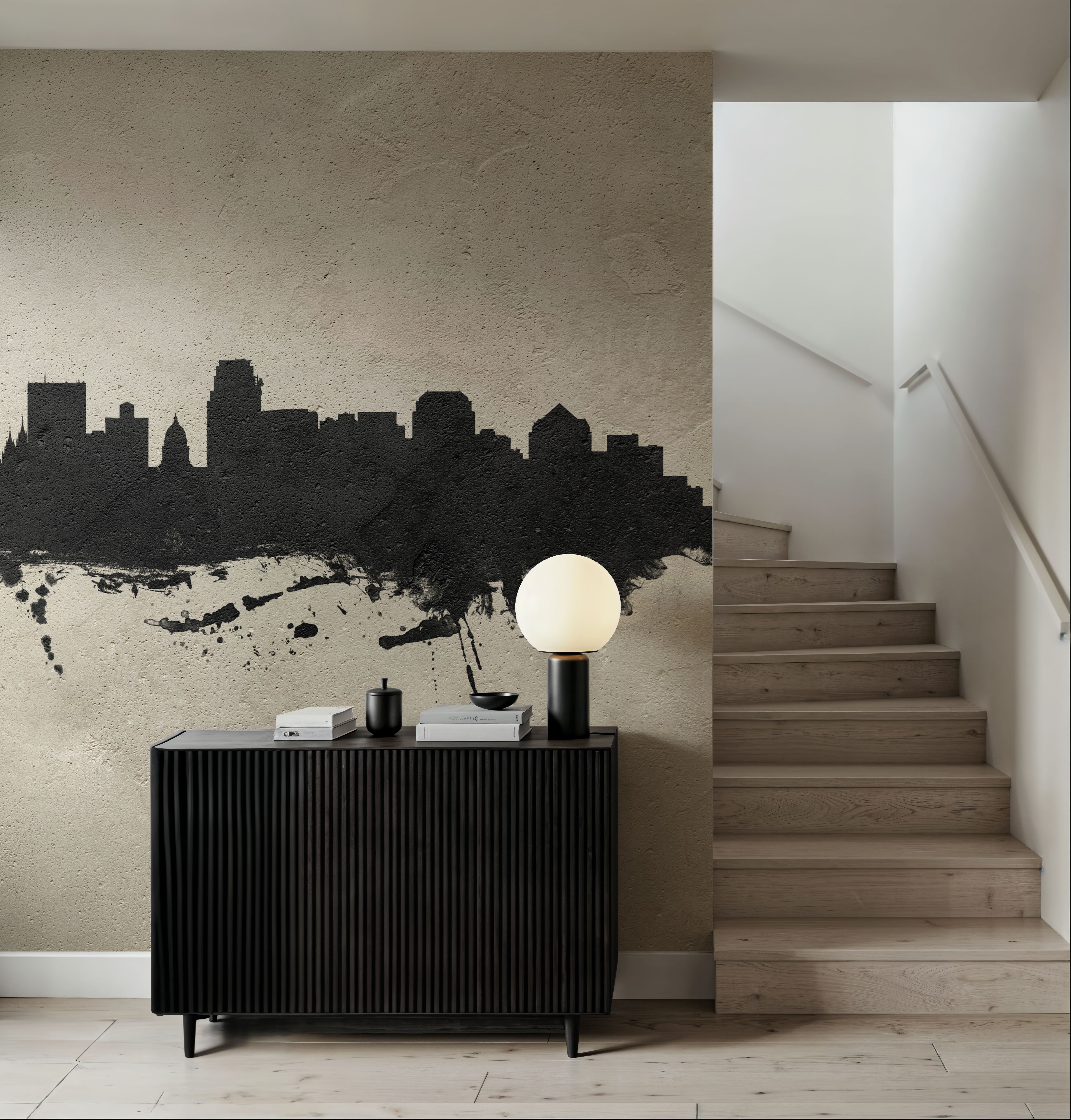 Salt Lake City Utah Skyline Concrete