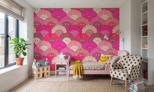 Cute Pink Flower Faces