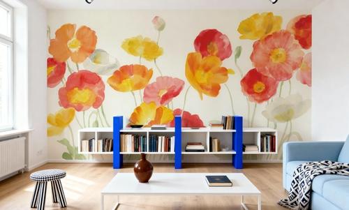 Bright Poppies III