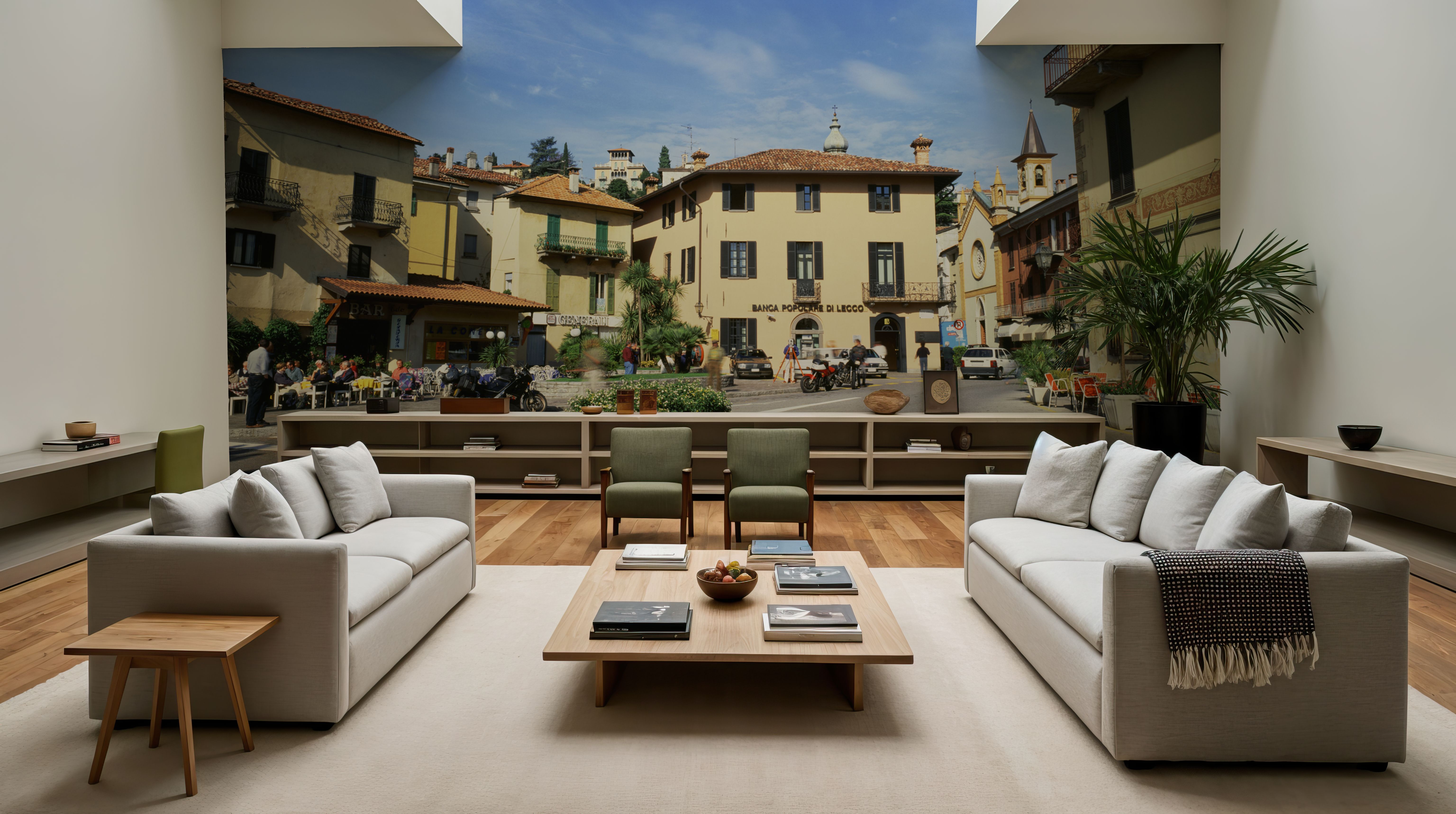 Sunny Italian Piazza