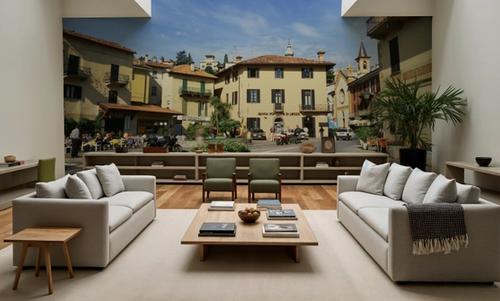 Sunny Italian Piazza