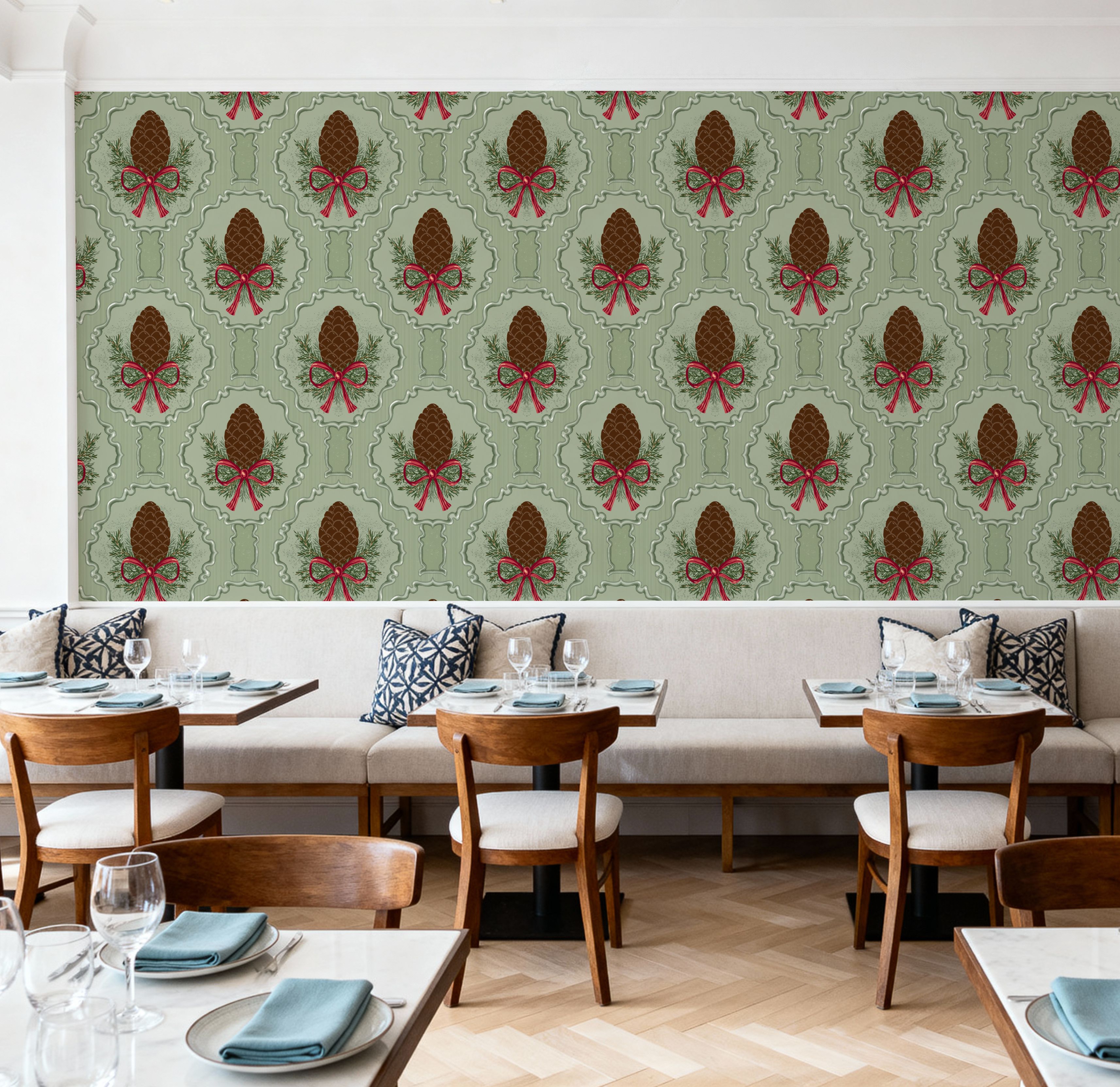 Pine Cone & Ornate Rackets, Mint