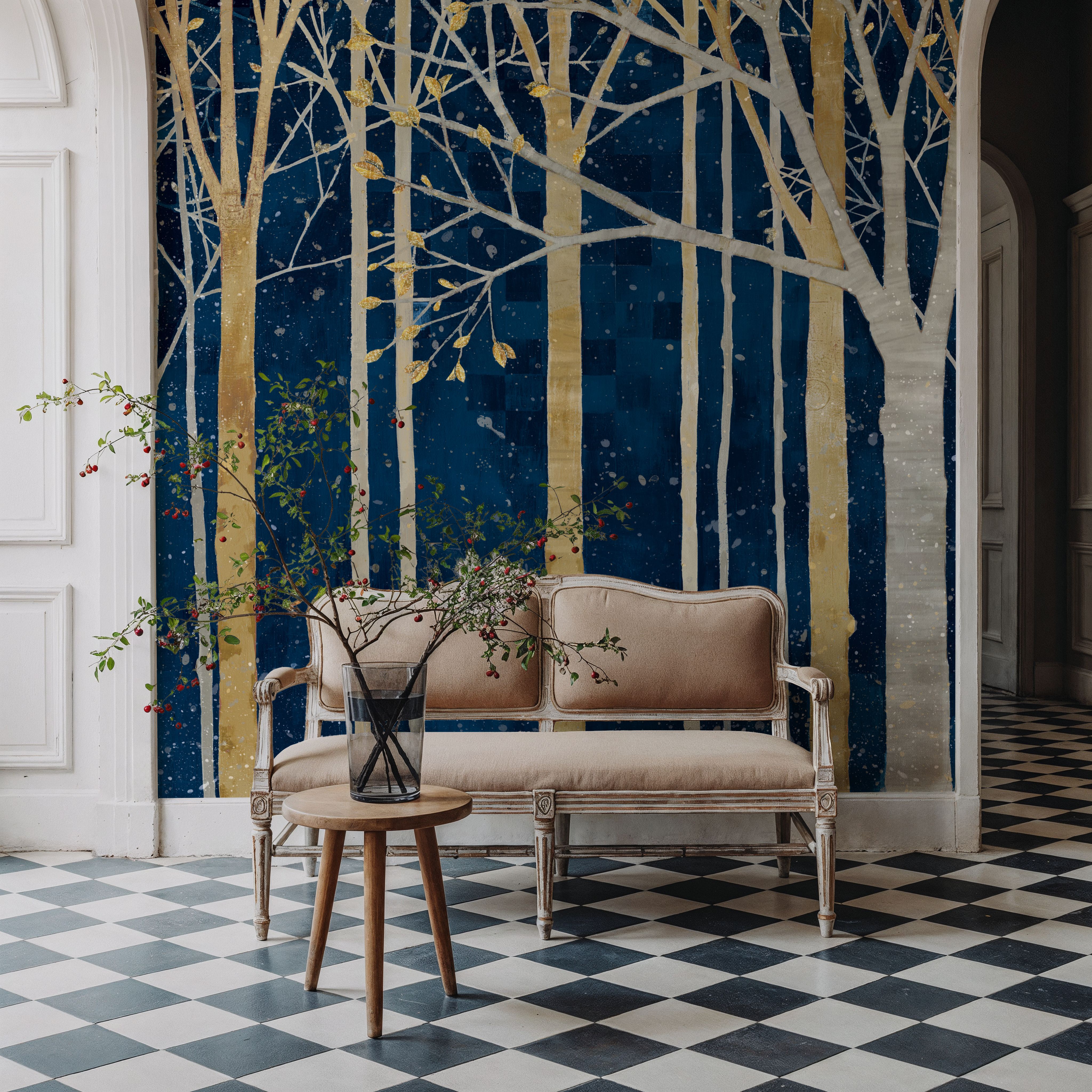 In Springtime Indigo