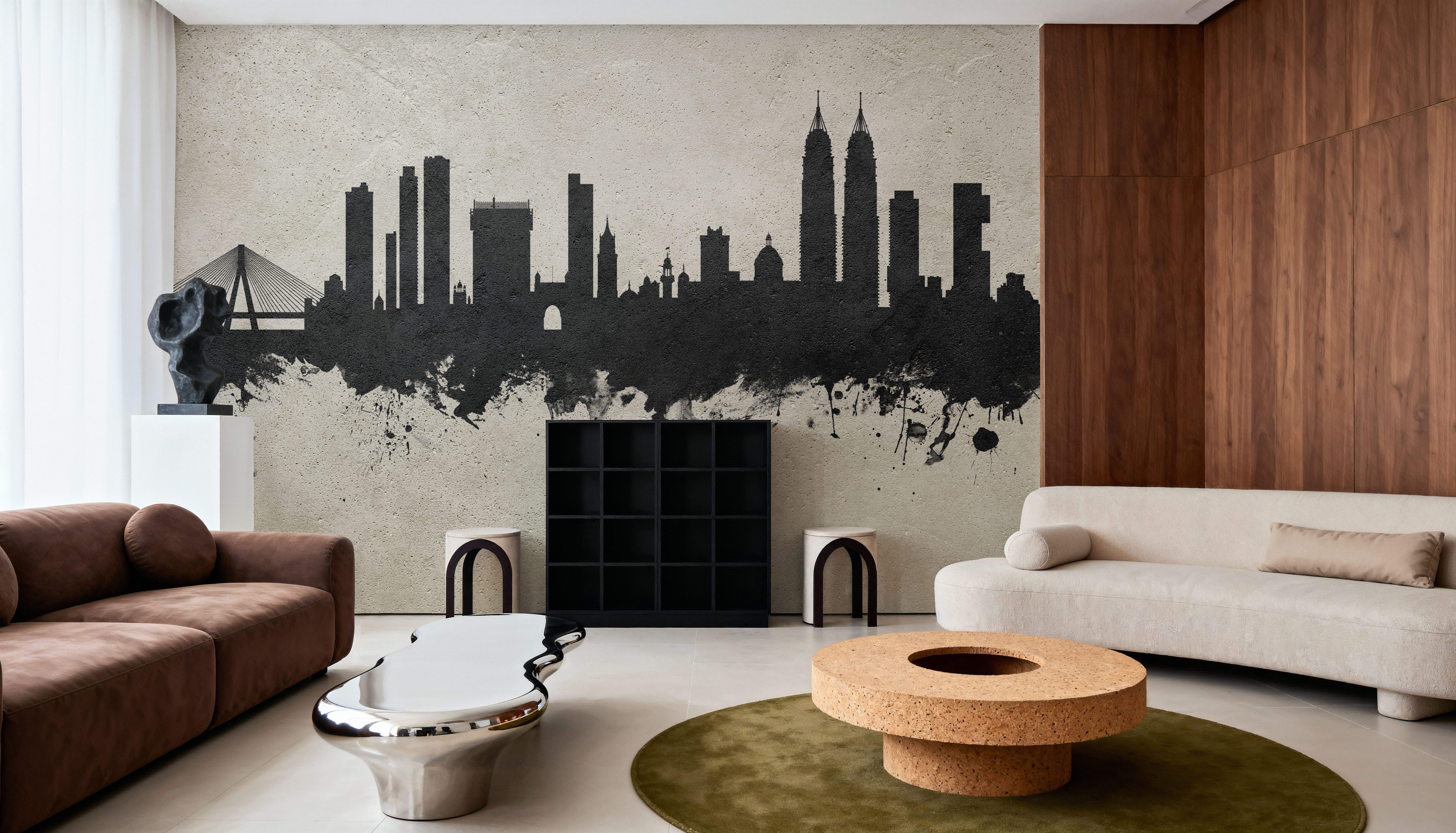 Mumbai Skyline India Bombay Concrete