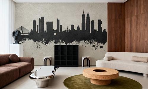 Mumbai Skyline India Bombay Concrete