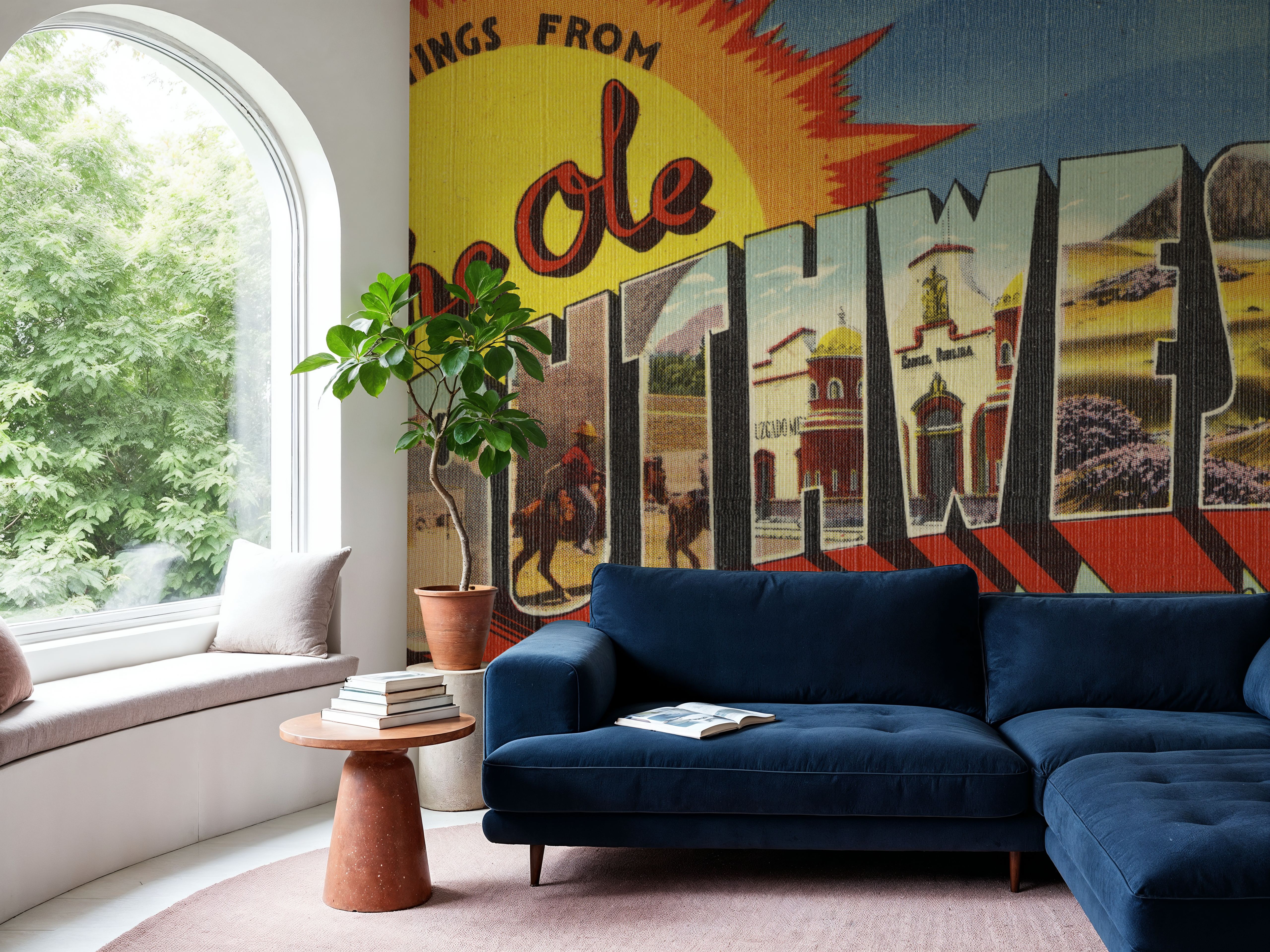 Greetings from the Ole Southwest - Screenprint Postcard