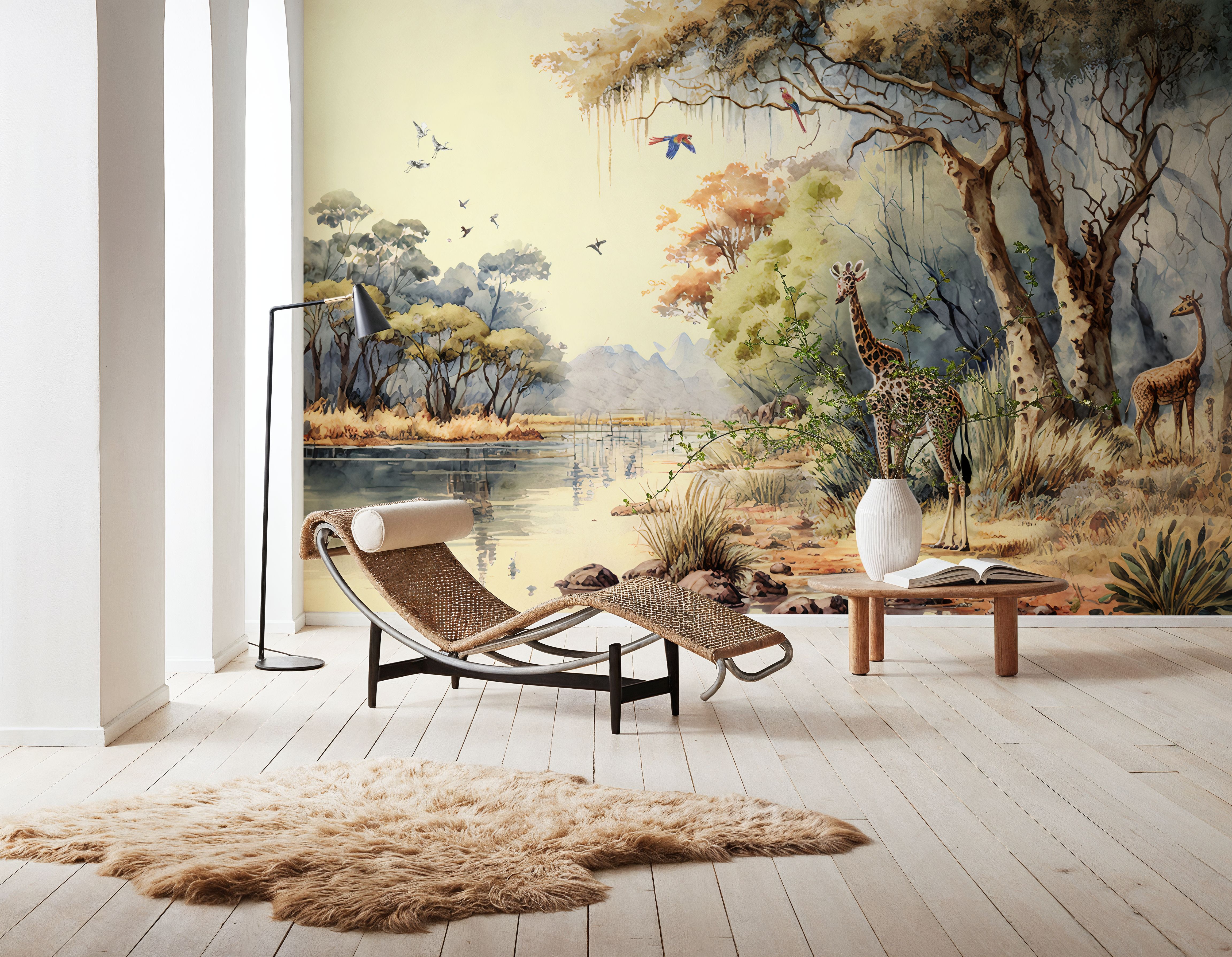 River Scene of Kenya