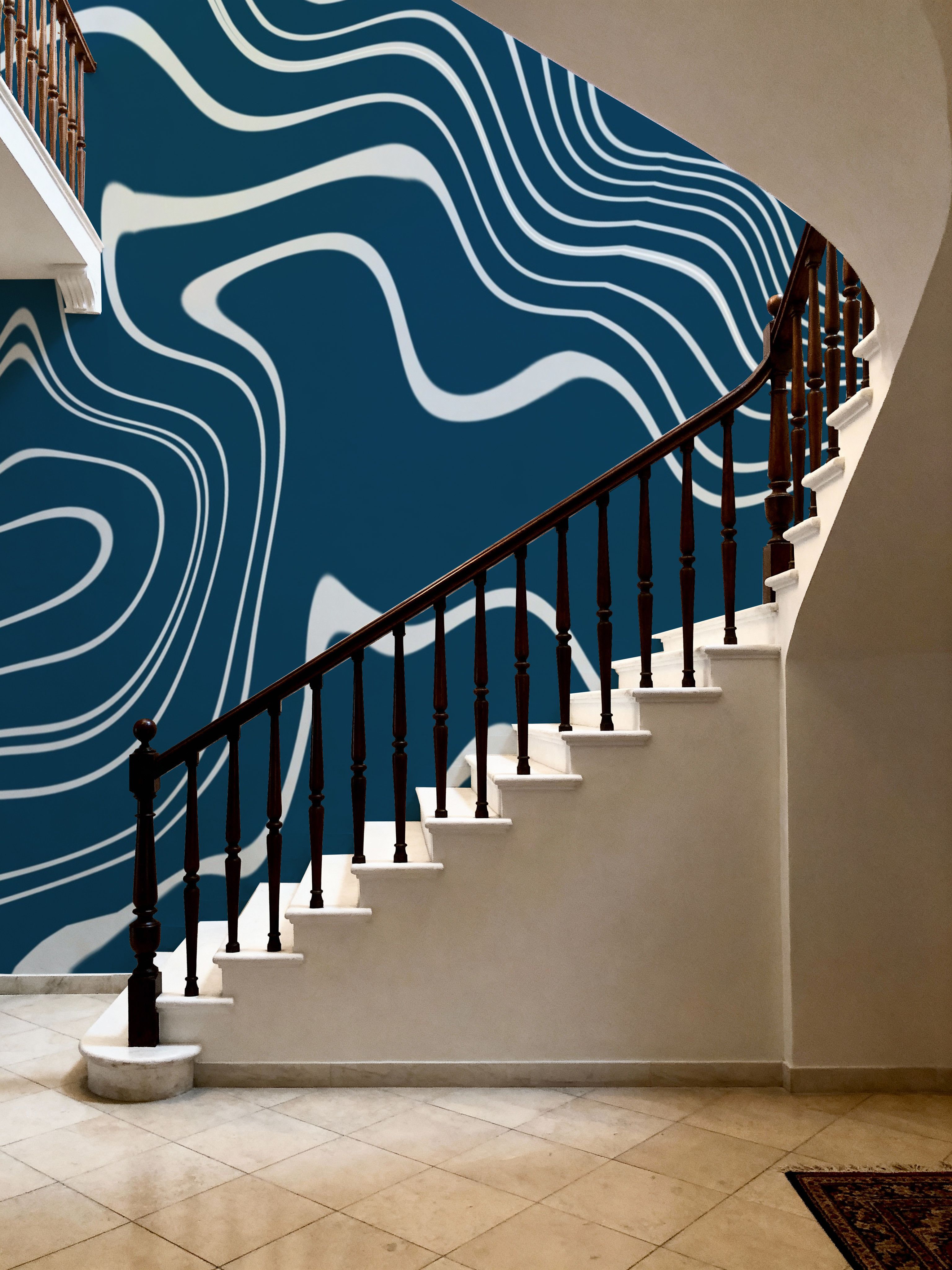 Speedy Swirls, Blue