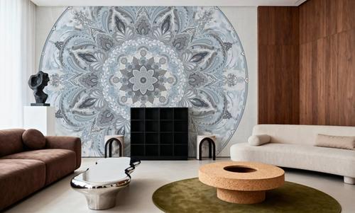 Goa Mandala I Dusty Blue