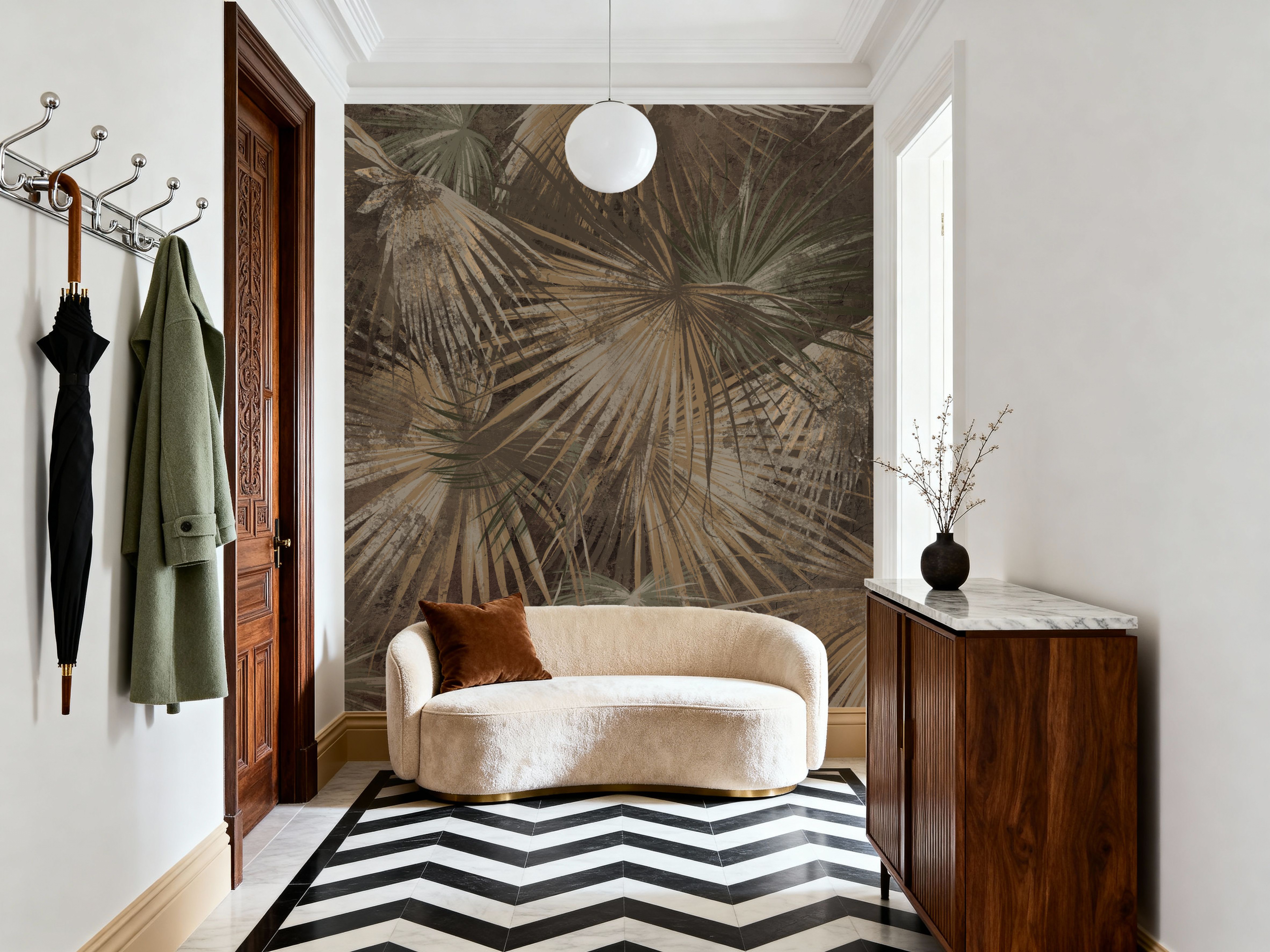 Retro Sunny Palms