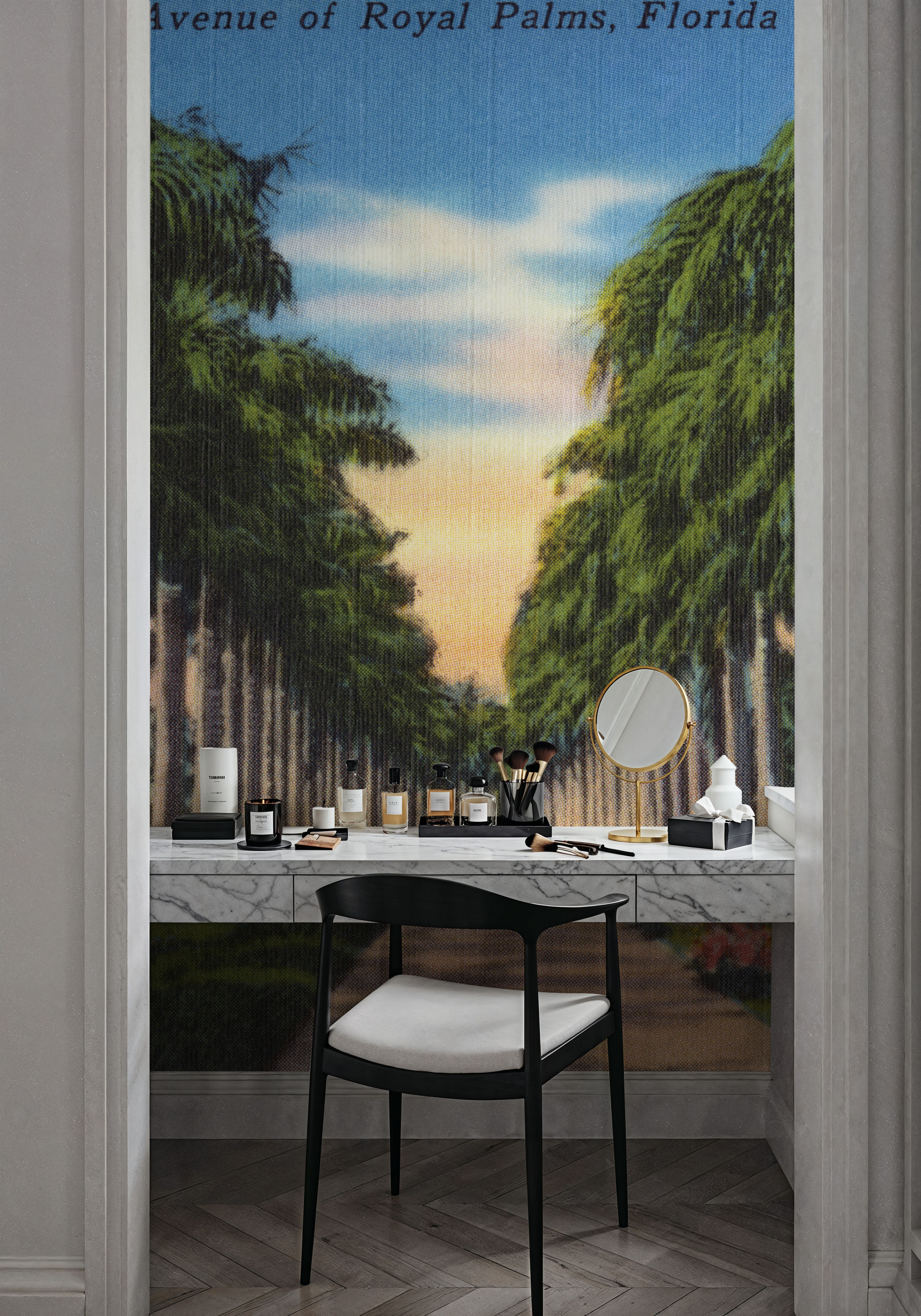 Greetings from Royal Palms - Screenprint Postcard