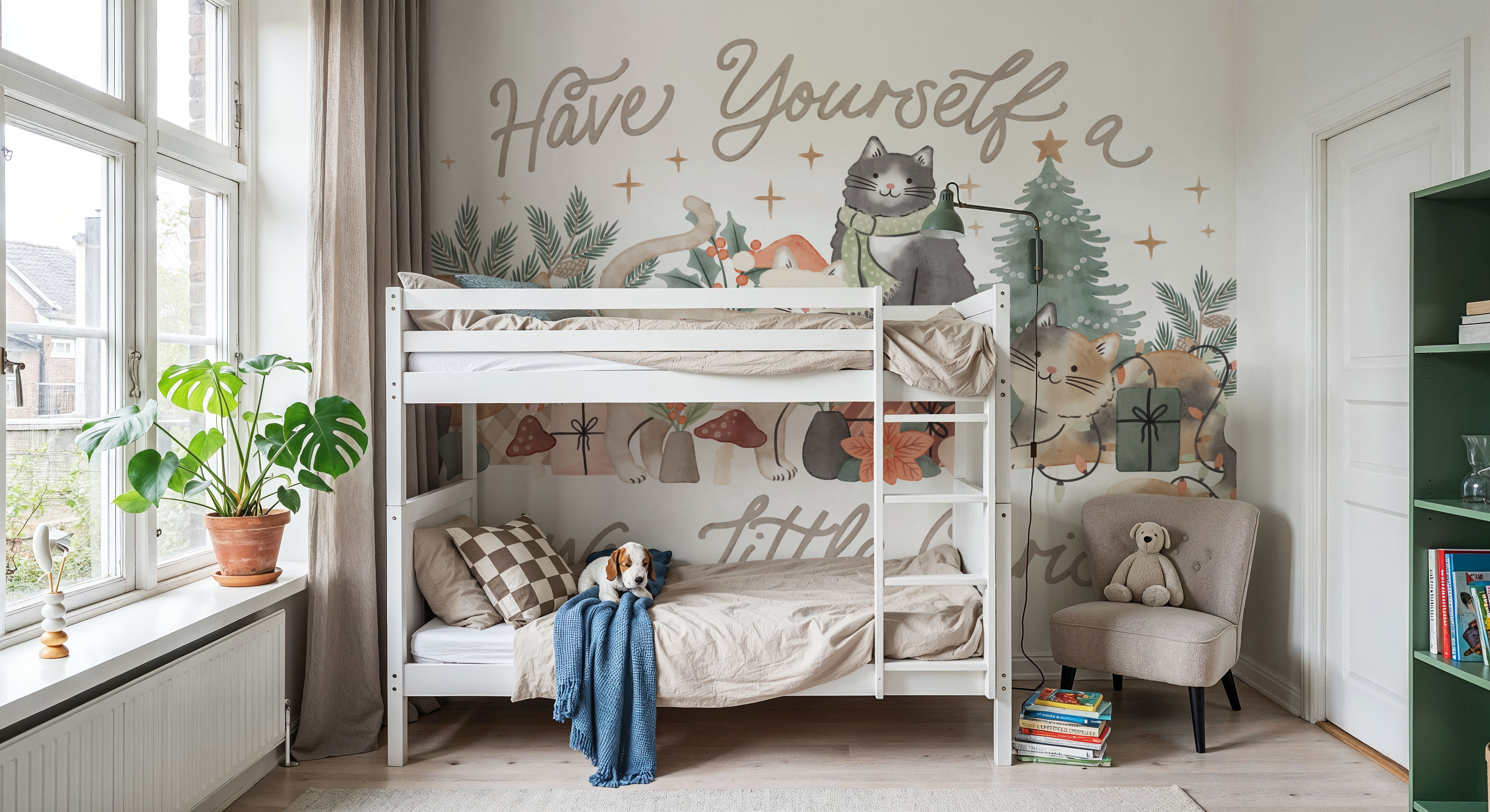 Merry Meows I, Wallpaper