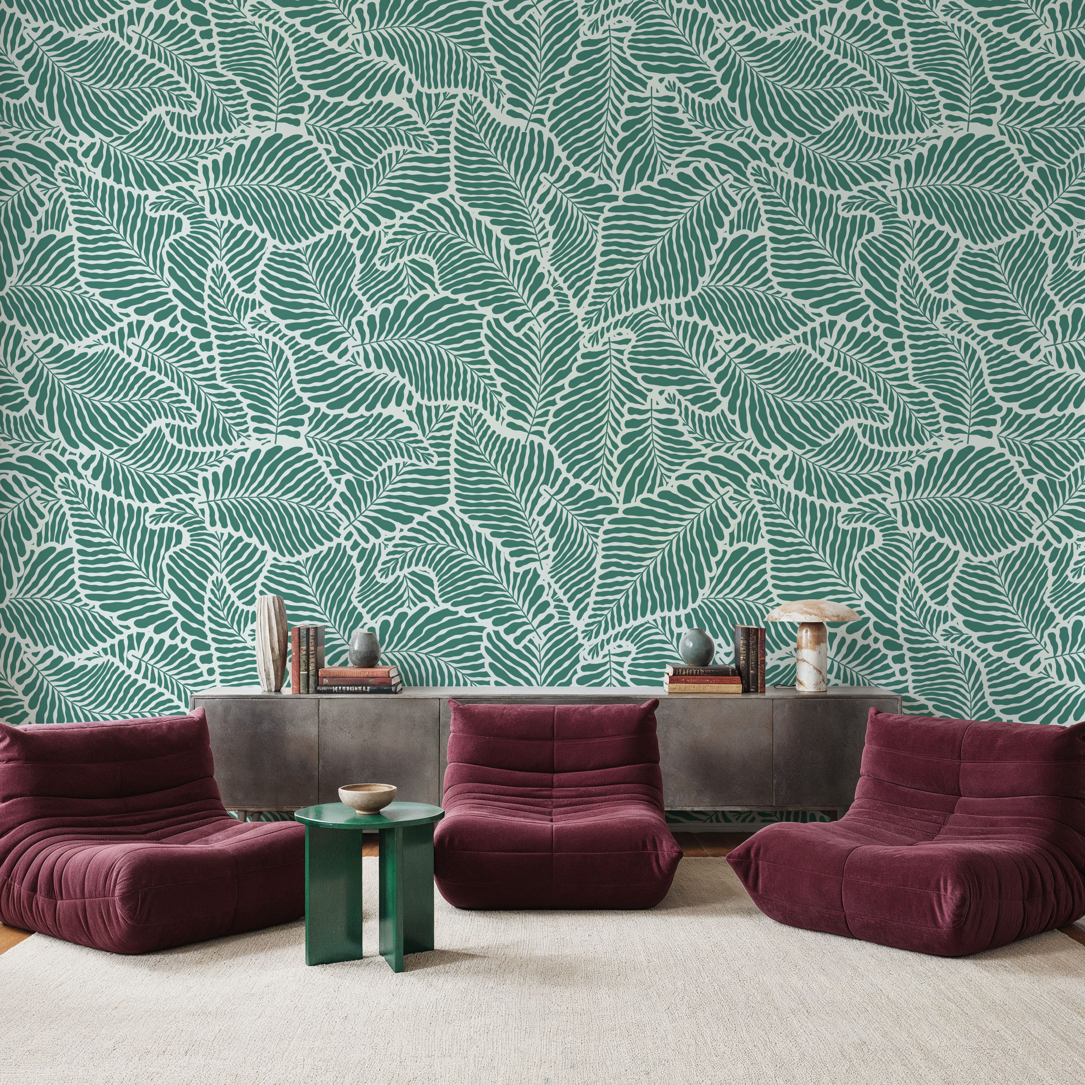 Fern Cut-Outs Pattern, Fresh Evergreen