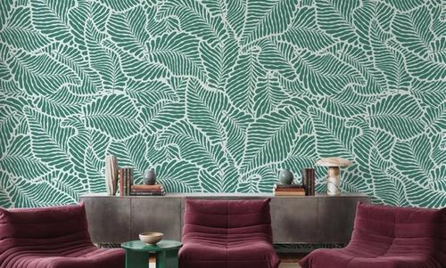 Fern Cut-Outs Pattern, Fresh Evergreen