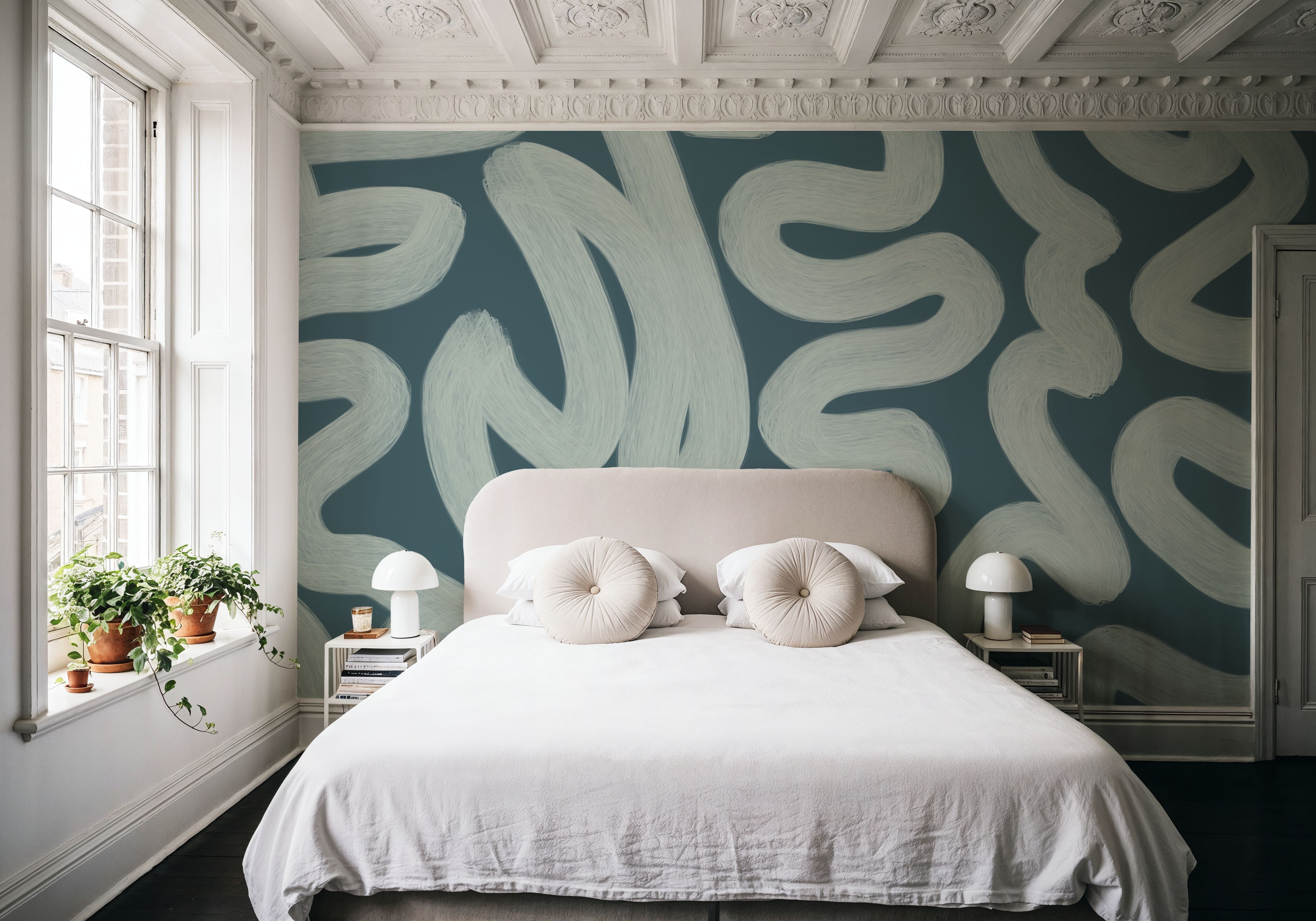 Modern Abstract, Teal