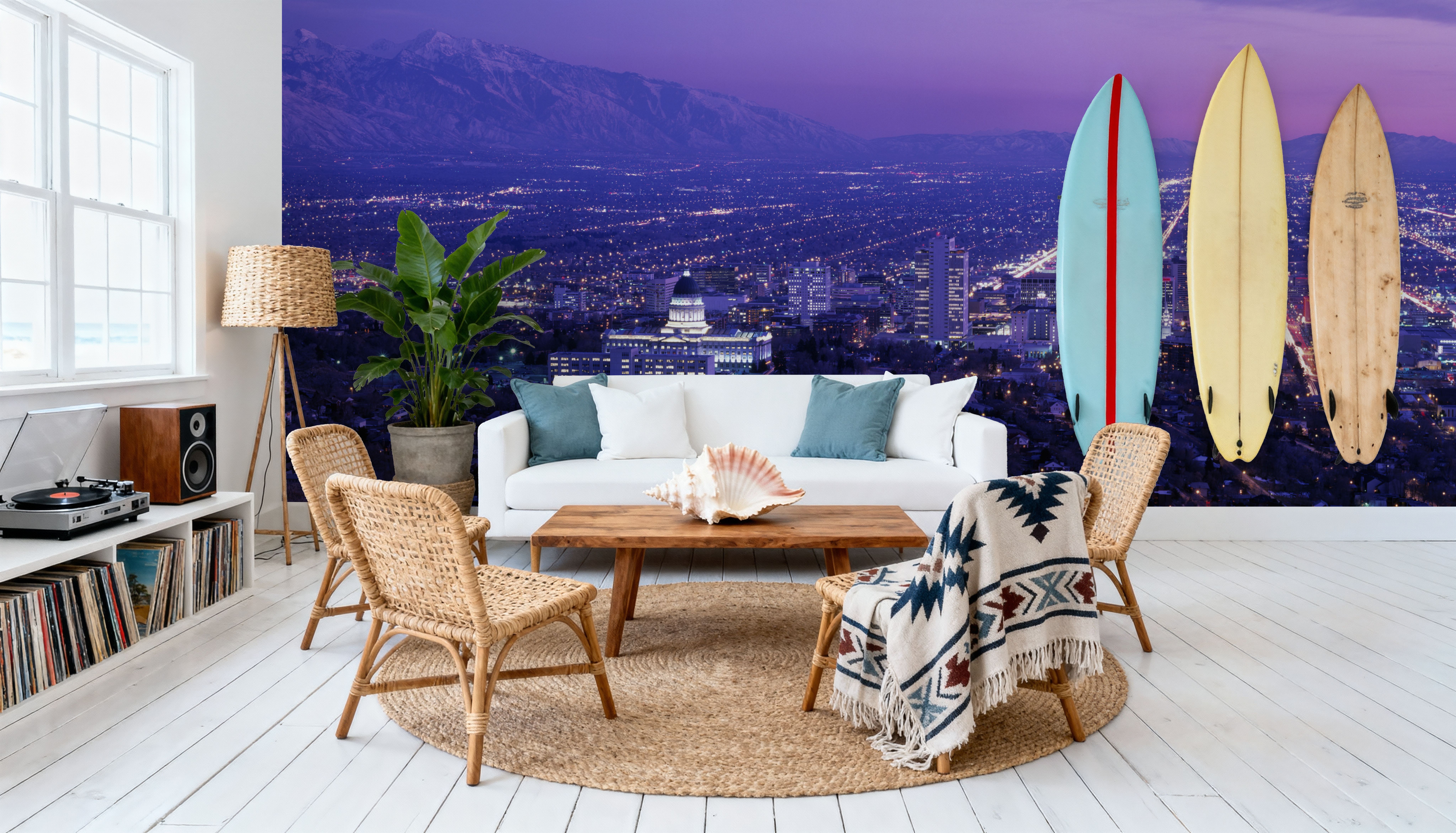 Twilight Cityscape, Wallpaper