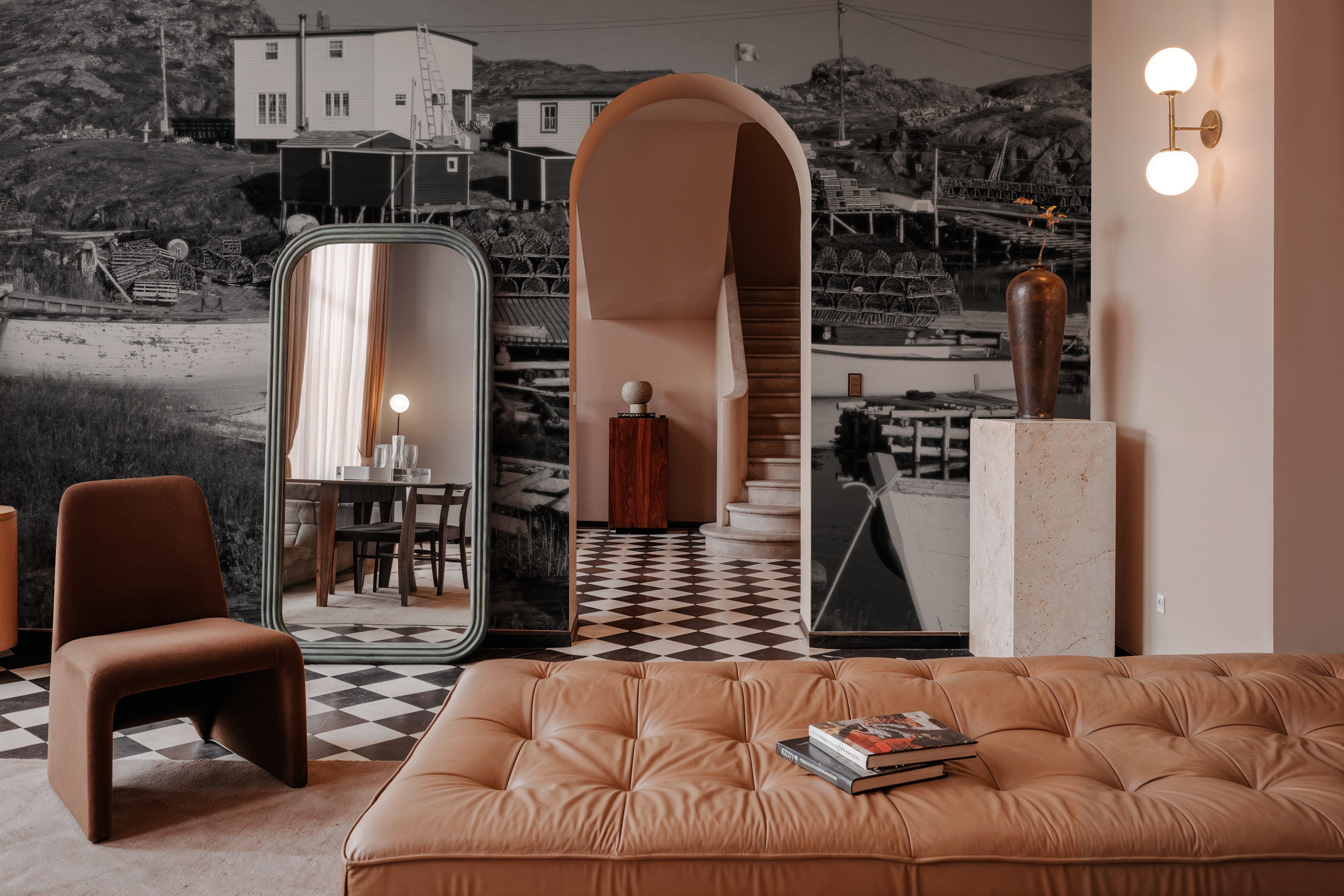 Newfoundland Harbour BW