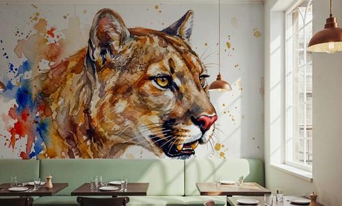 Cougar - Watercolor Predators Series