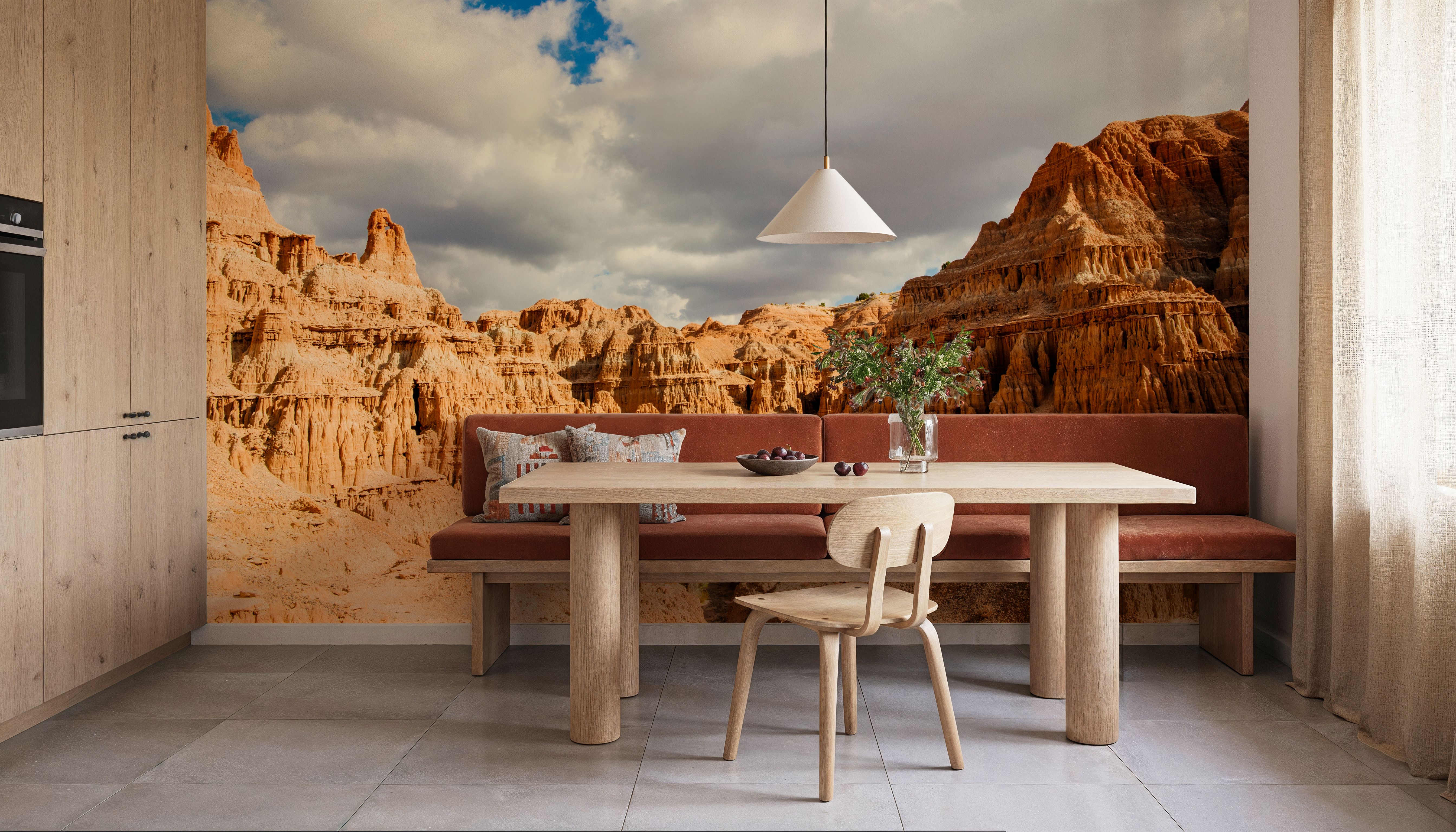 Cloudy Trails, Papier peint