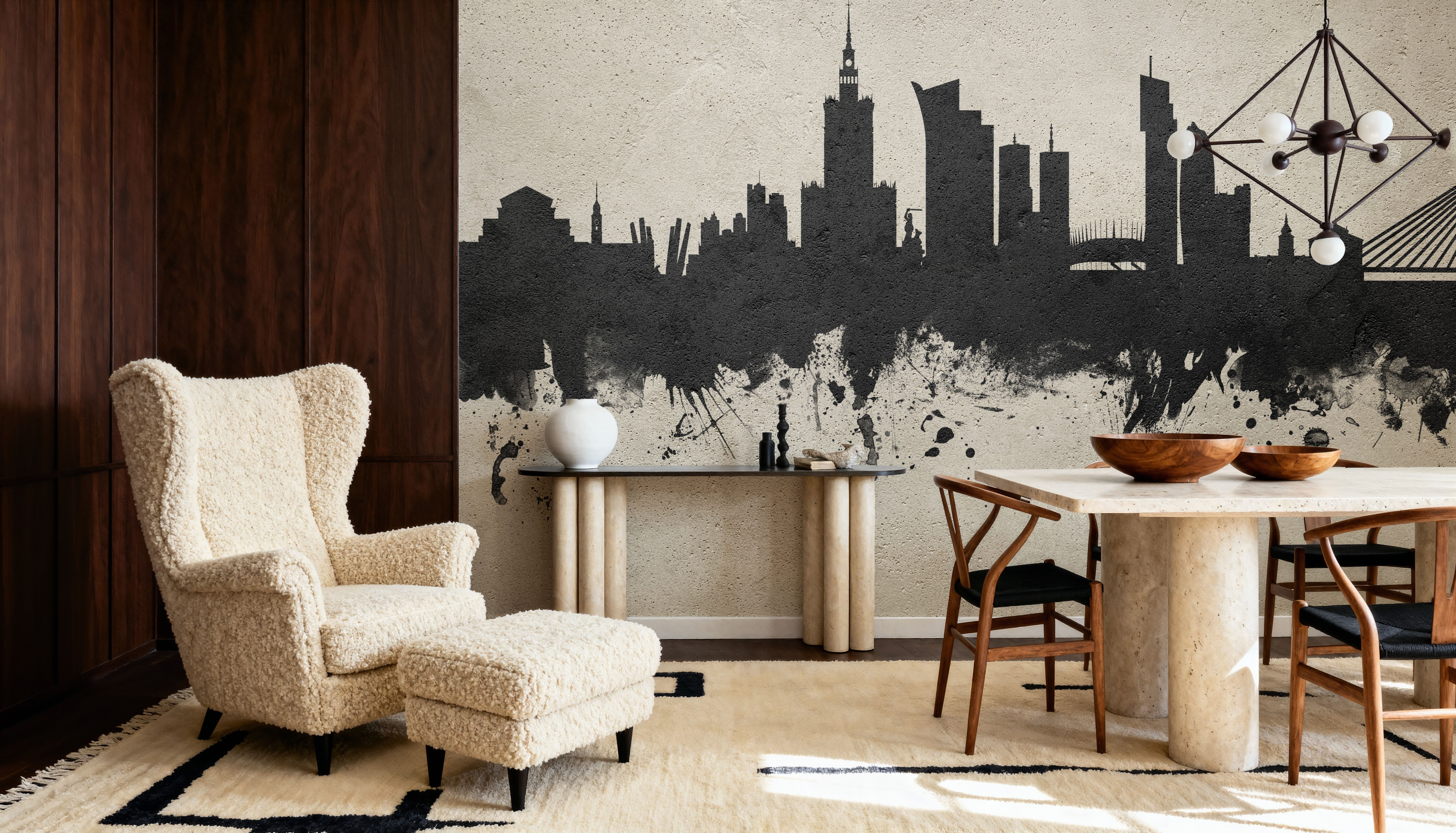 Warsaw Poland Skyline Concrete