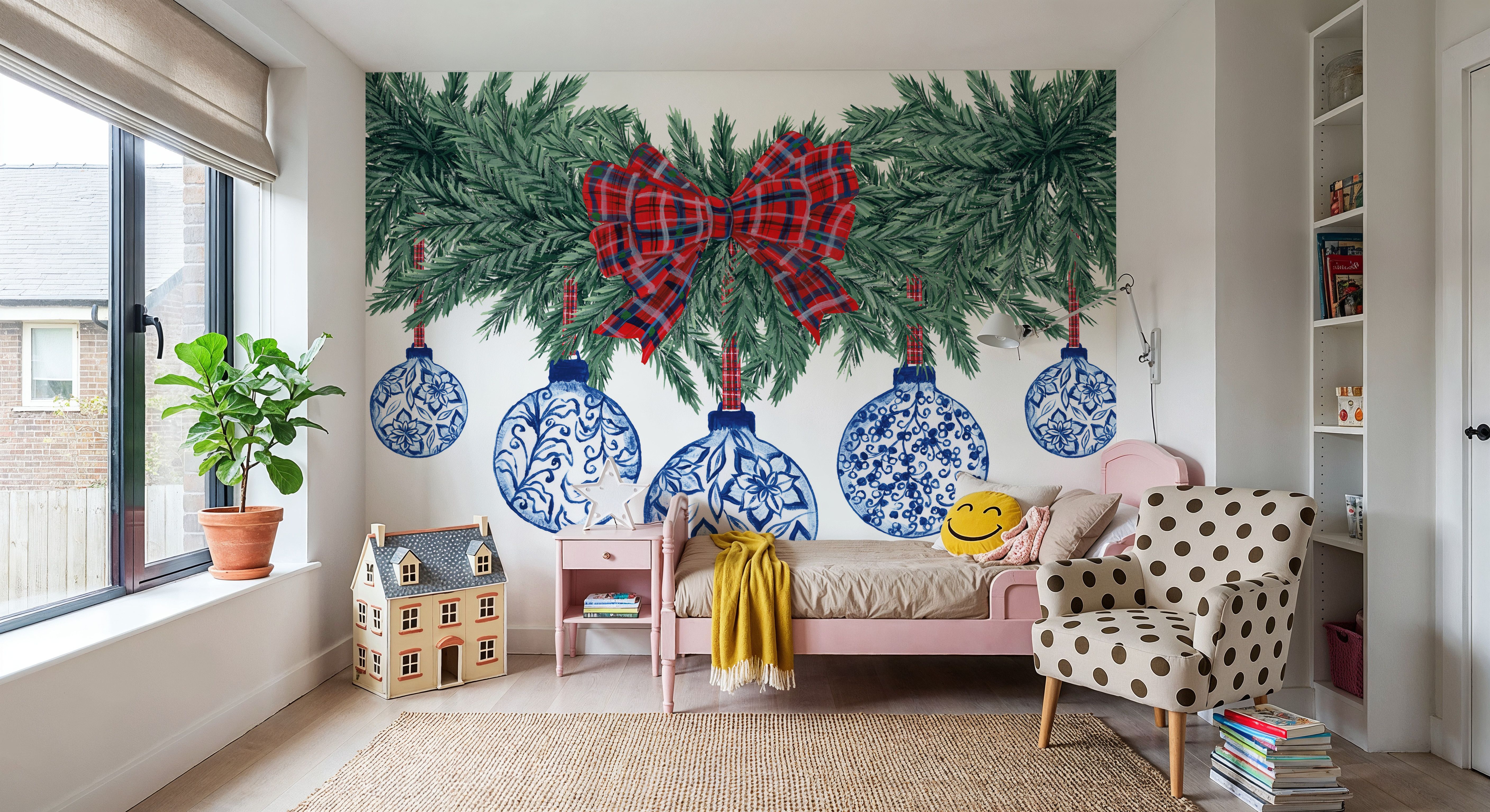 Holiday Tartan and Chinoiserie I