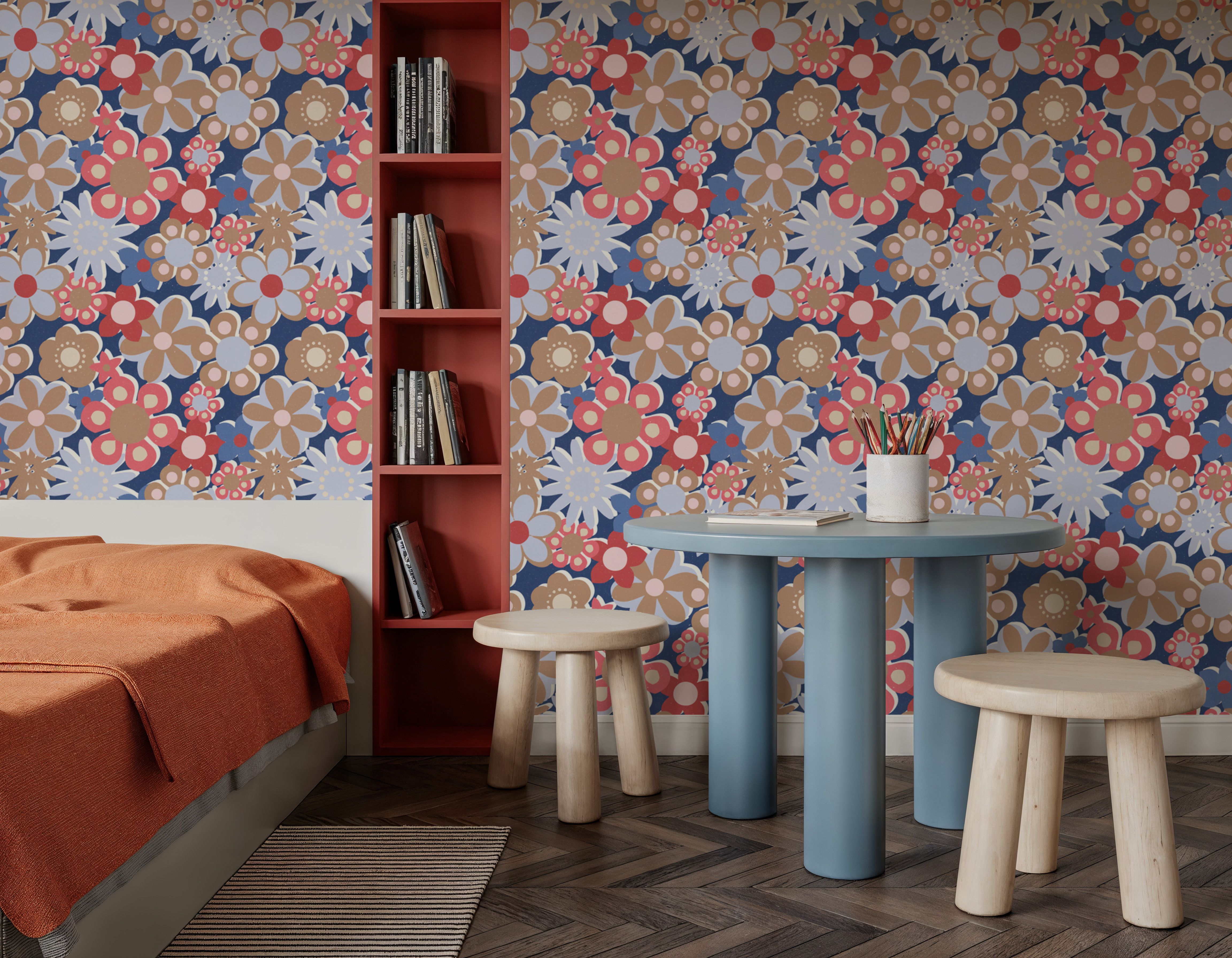 Flower Power, Blue