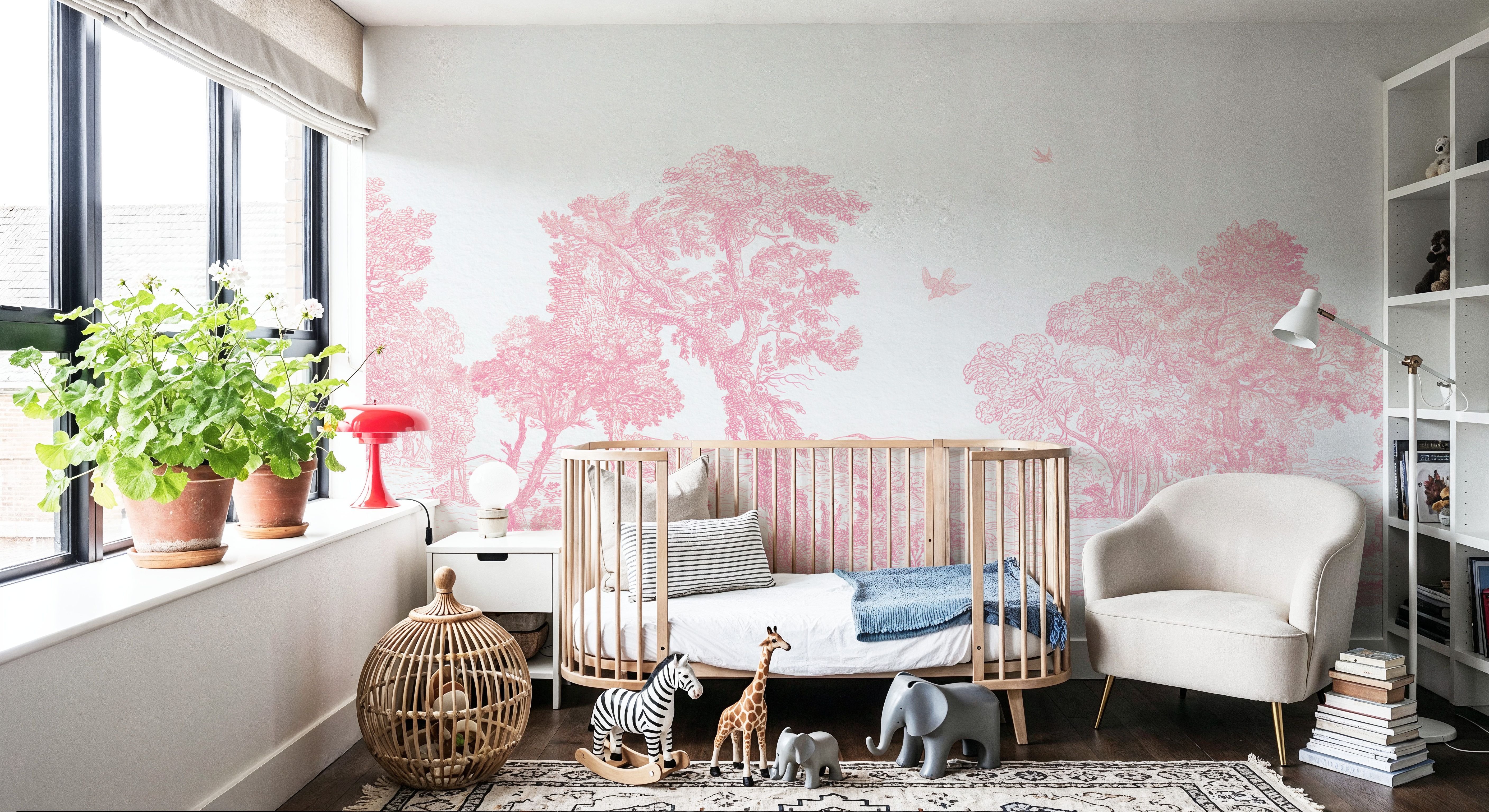 French Landscape, Pink Blush