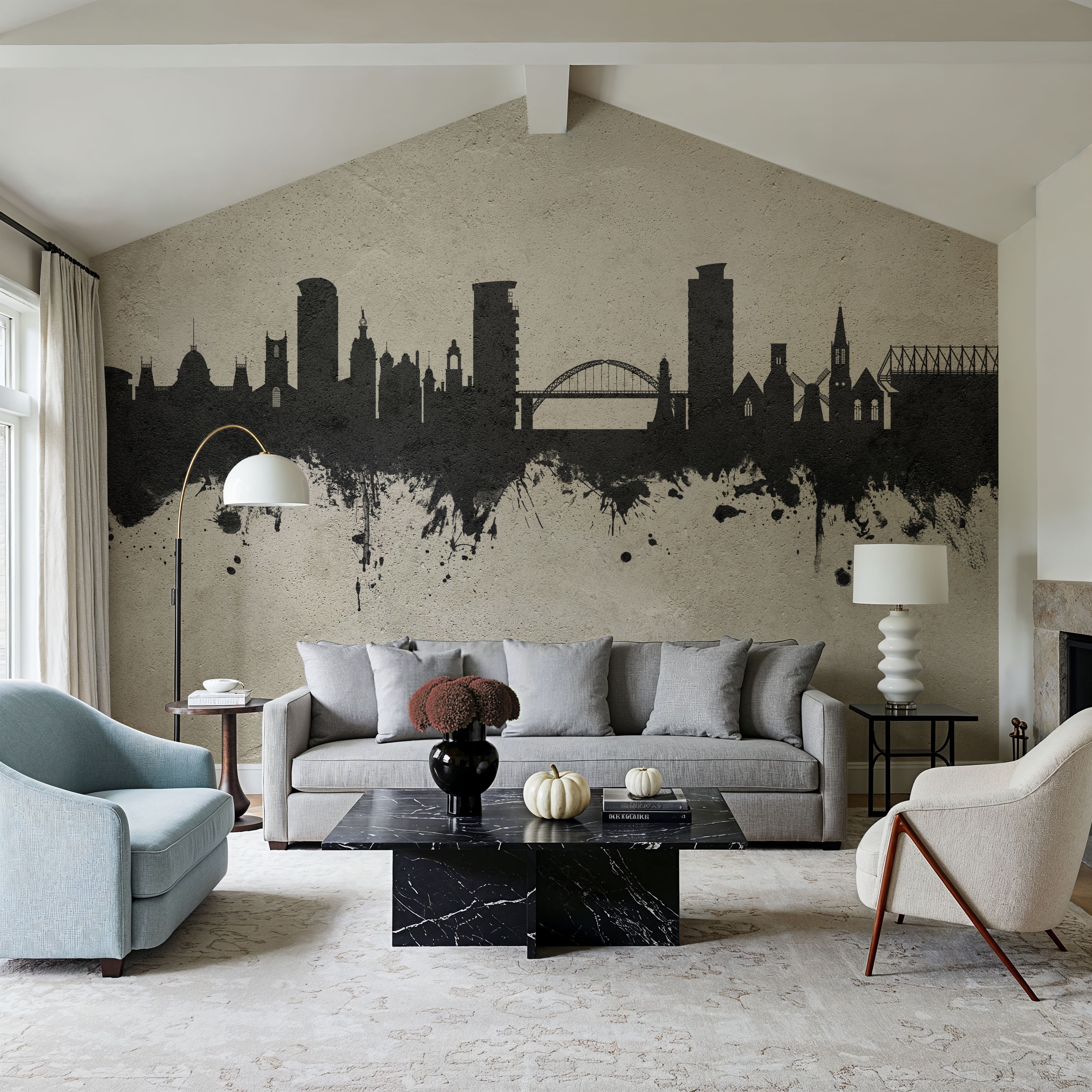 Sunderland England Skyline Concrete