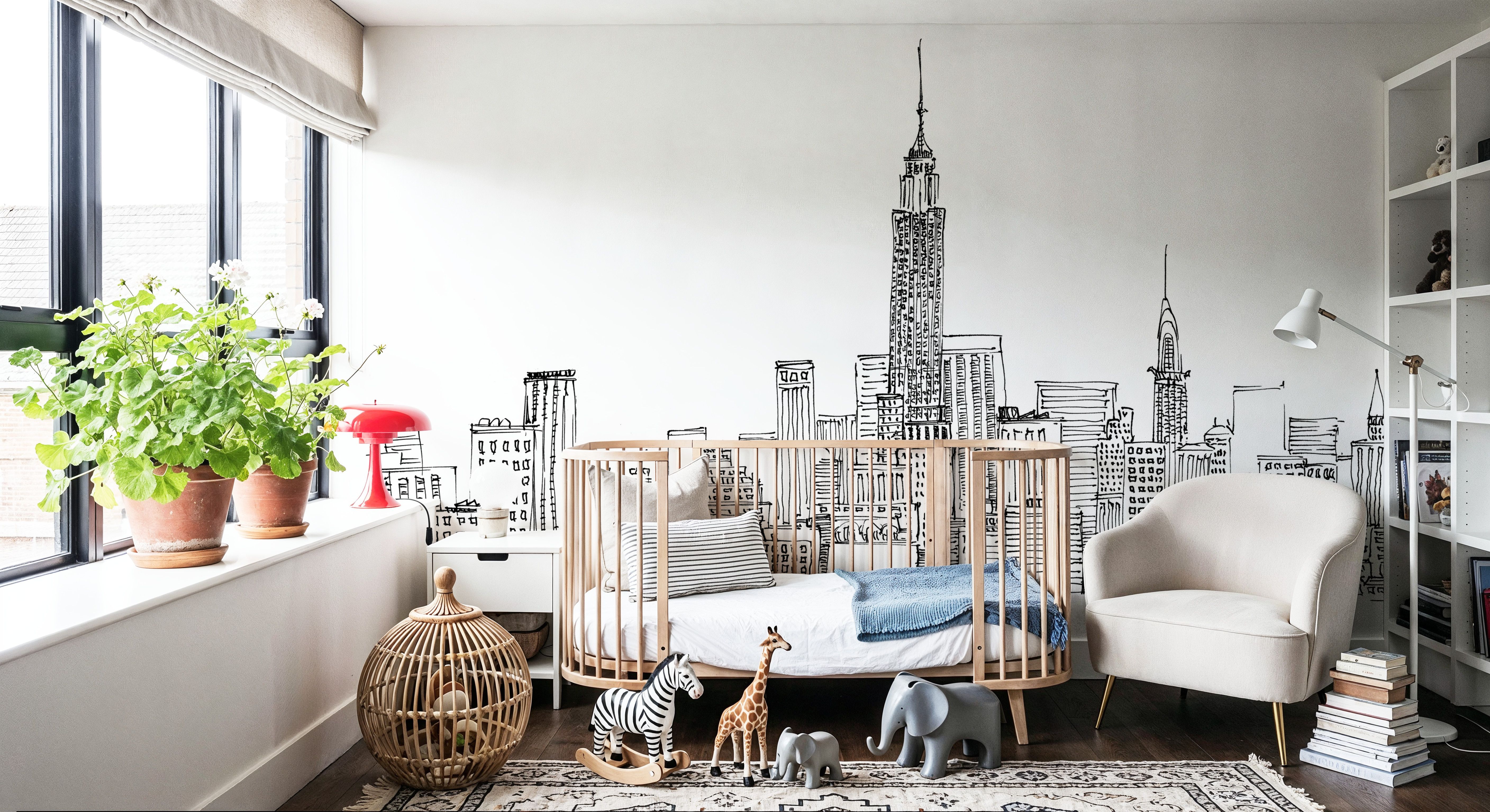 New York Skyline III, Tapet