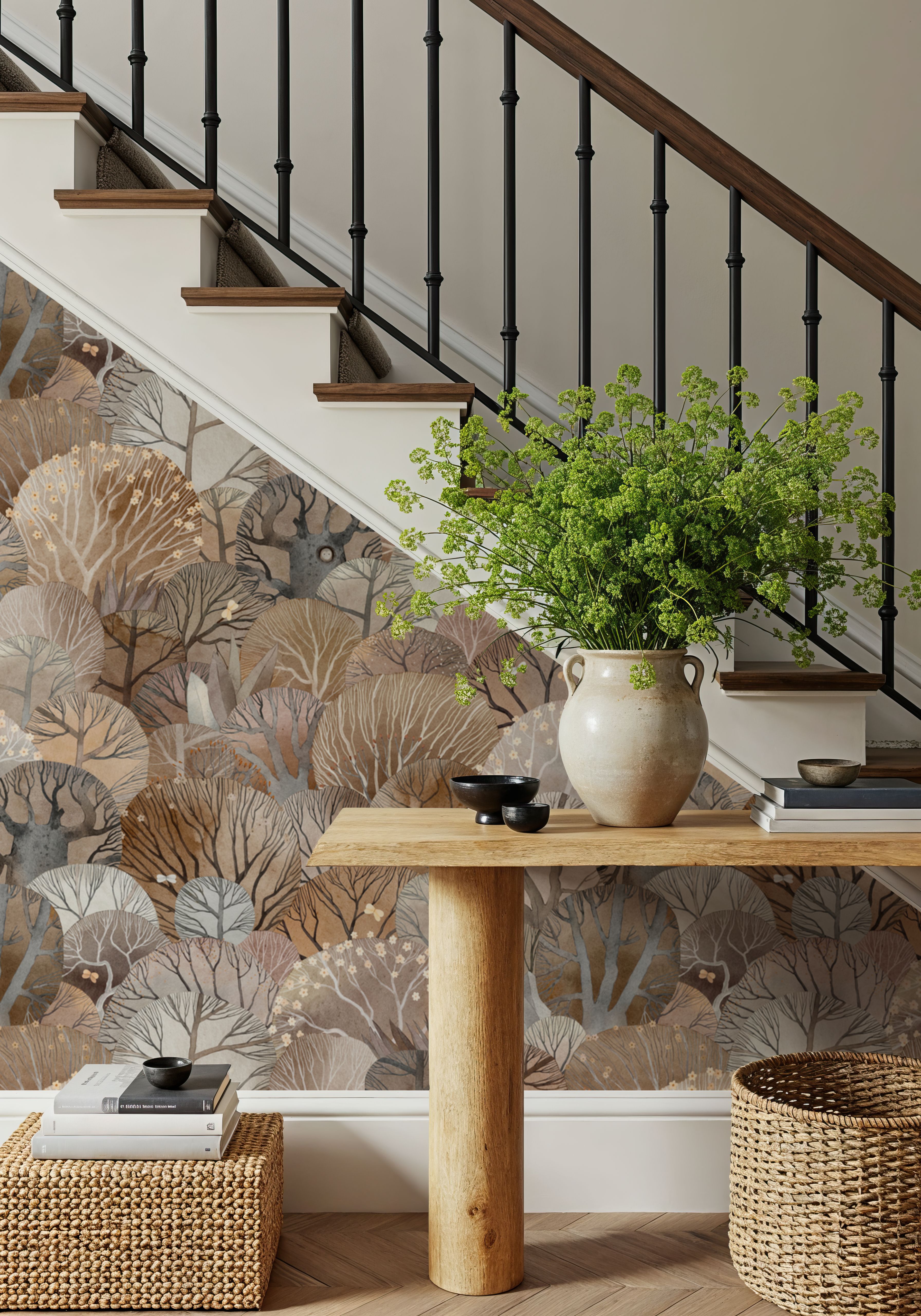 Fantasy Treetops, Beige Earth