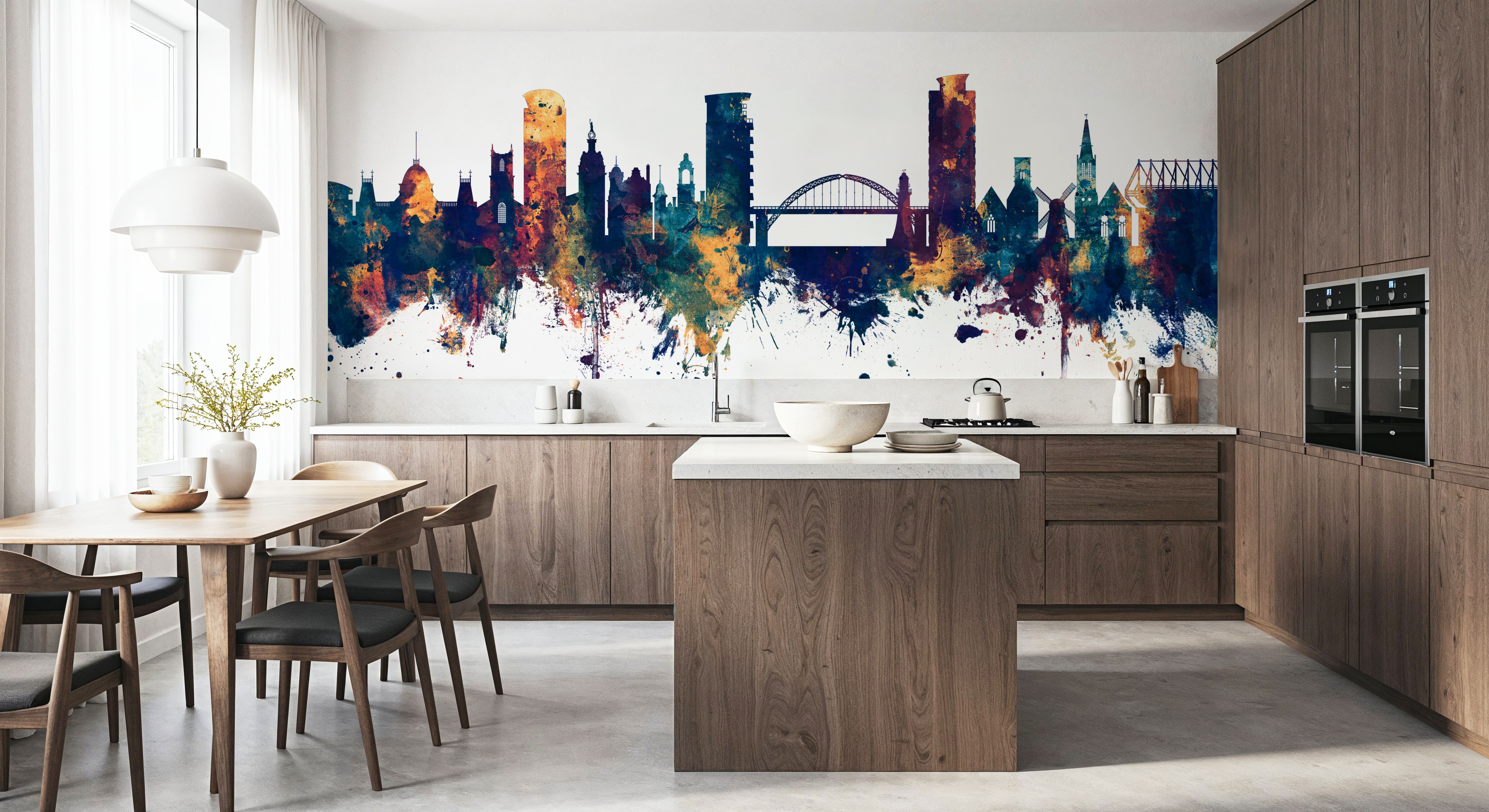 Sunderland England Skyline Blue & Bronze