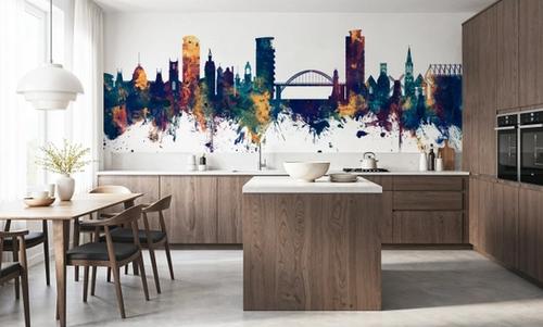 Sunderland England Skyline Blue & Bronze