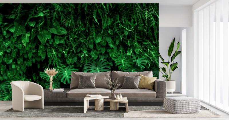 Deep Jungle wallpaper mural 100% PVC-free and non-toxic