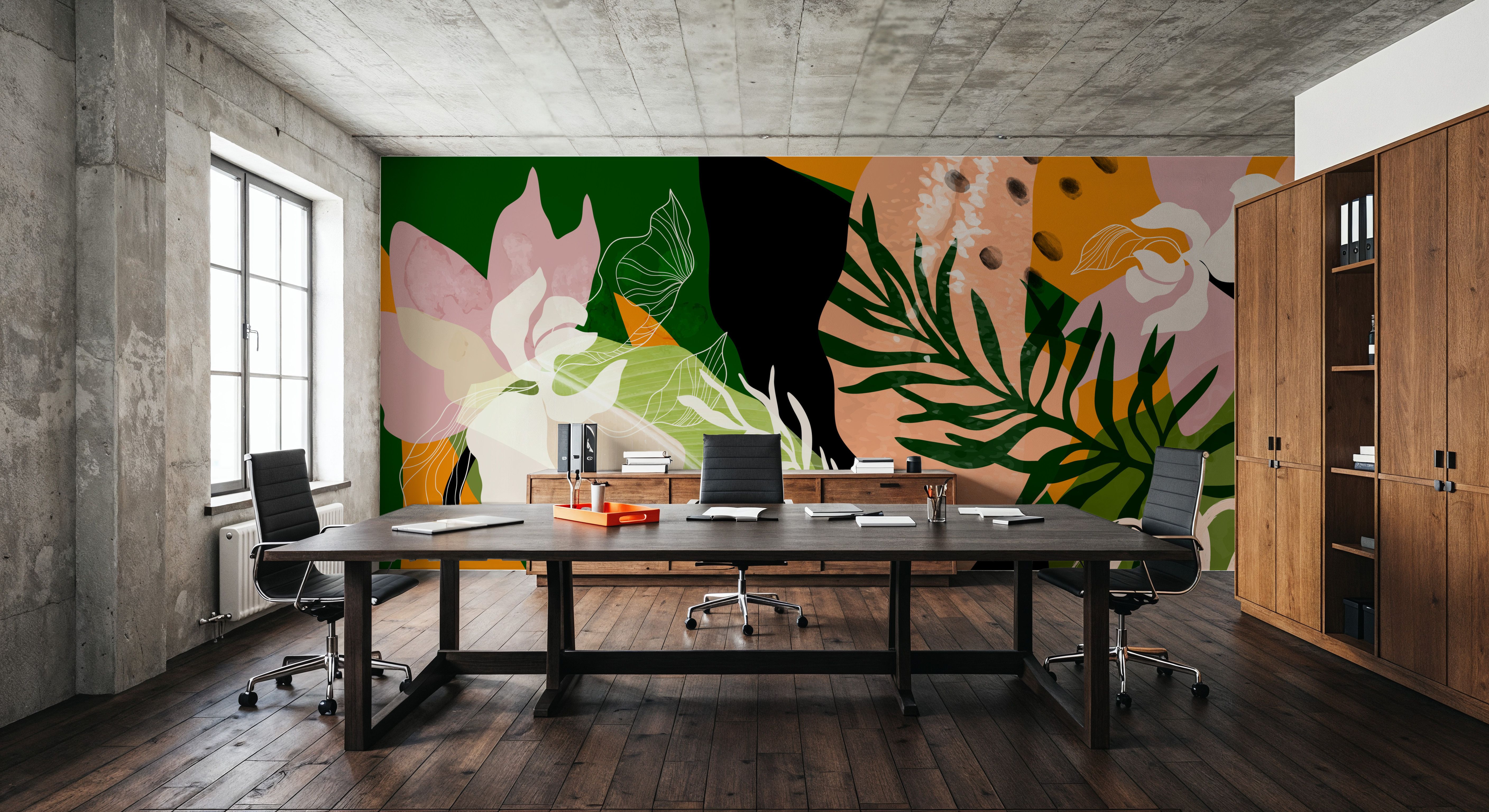 Graphic Leaves & Bold Colors