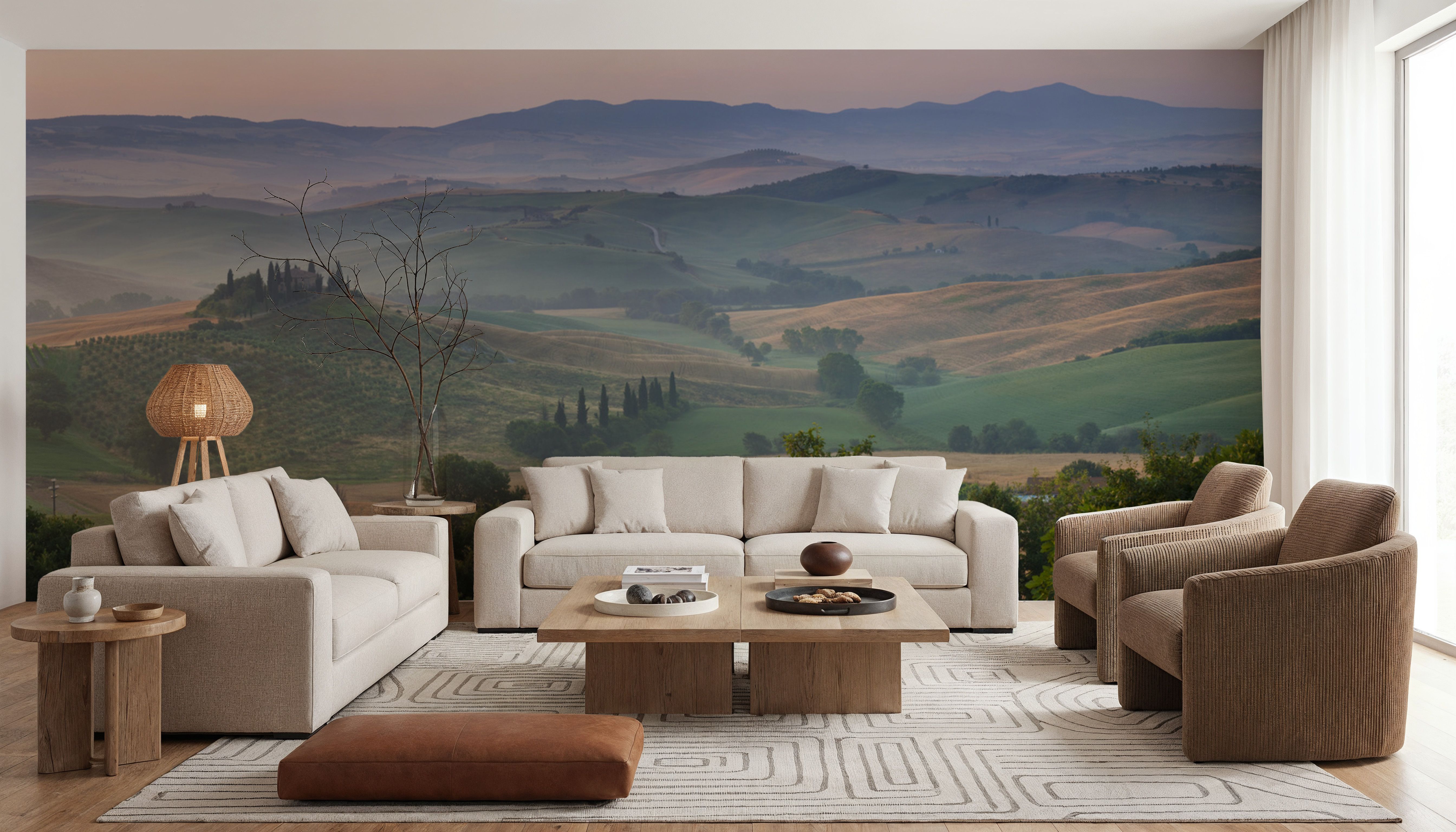 Tuscan Serenity, Wallpaper