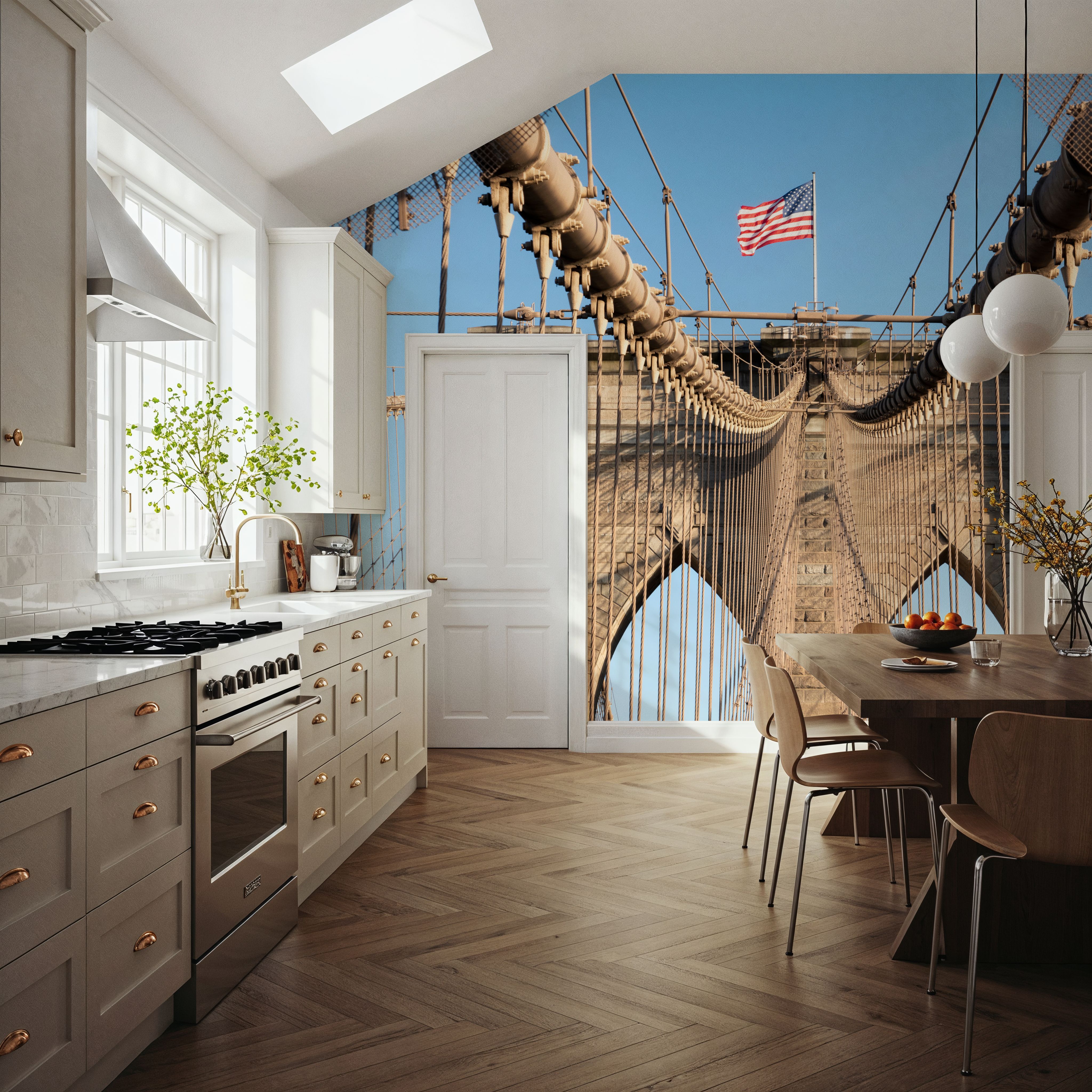 Brooklyn Bridge Symmetry