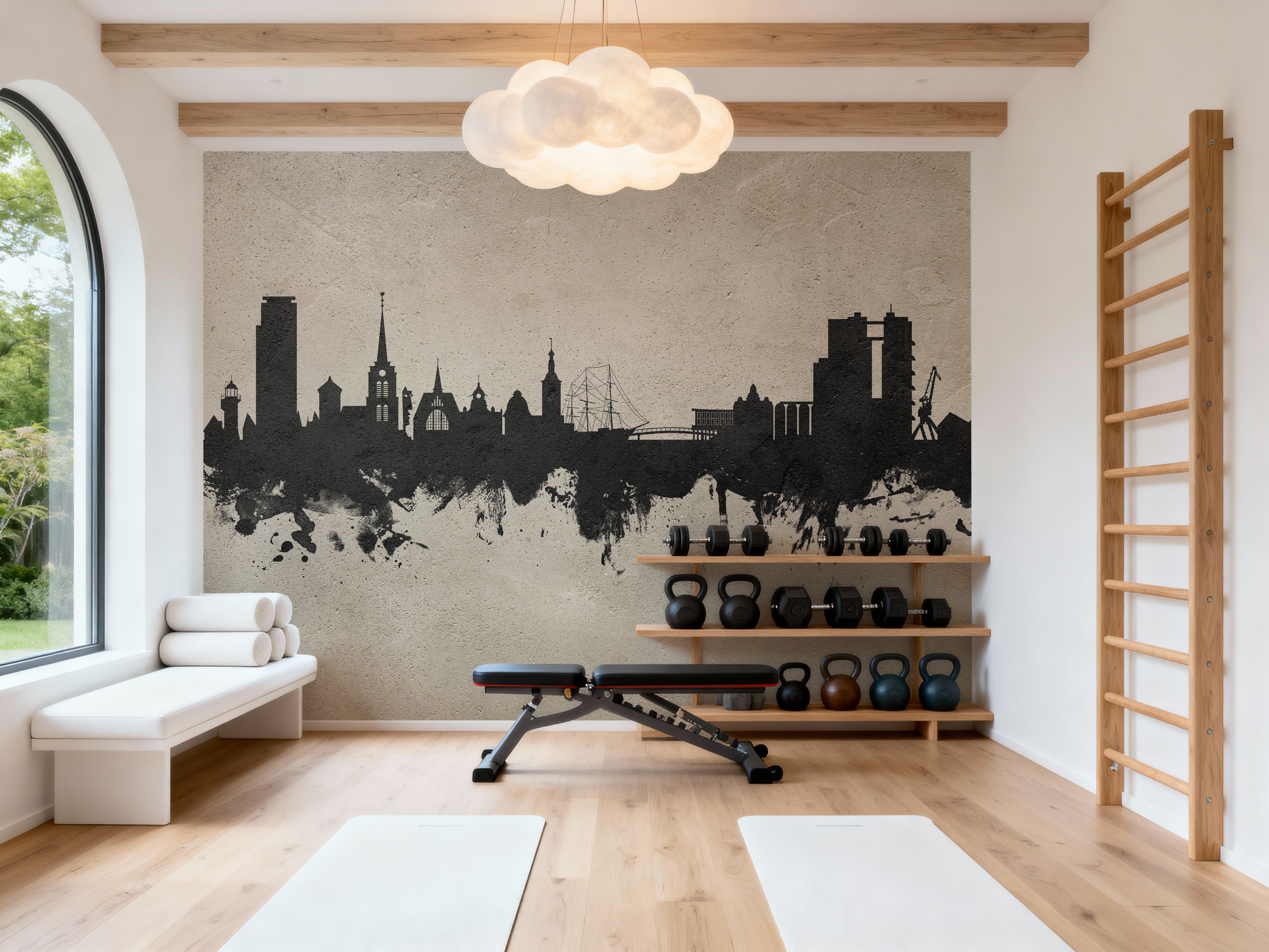 Halmstad Sweden Skyline Concrete